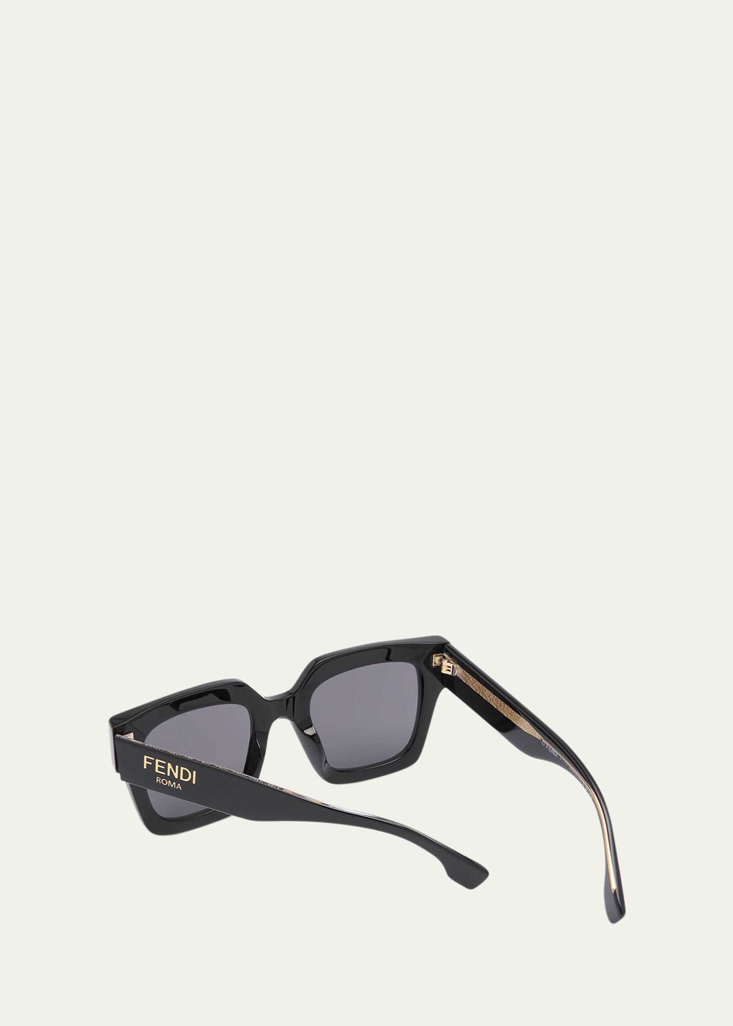 Fendi Fendi Roma Square Acetate Sunglasses - Bergdorf Goodman
