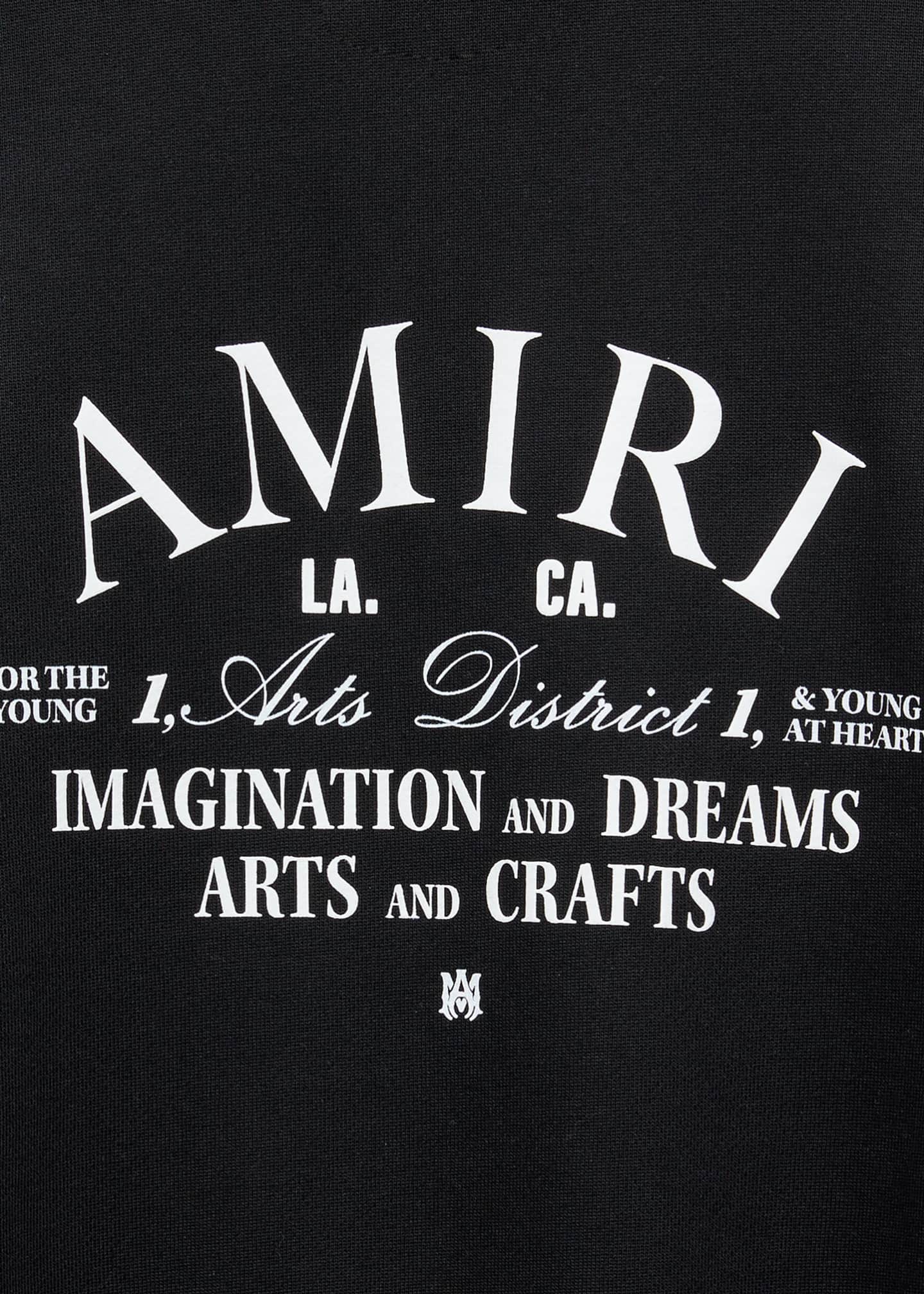 Amiri Kid's Logo-Print Art District Sweatshirt, Size 4-12 - Bergdorf ...