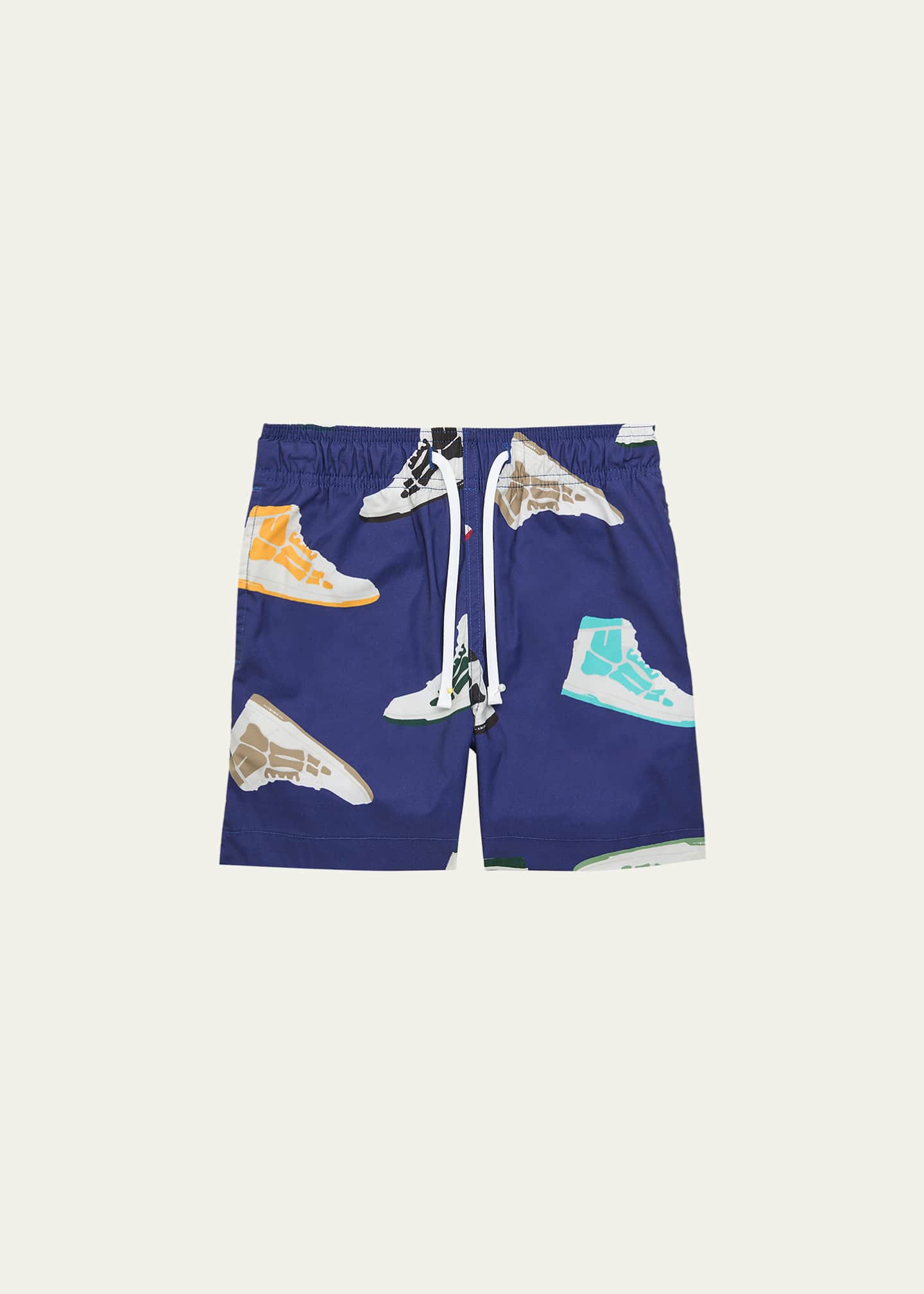Amiri Boy's Skel Top Swim Shorts, Size 412 Bergdorf Goodman