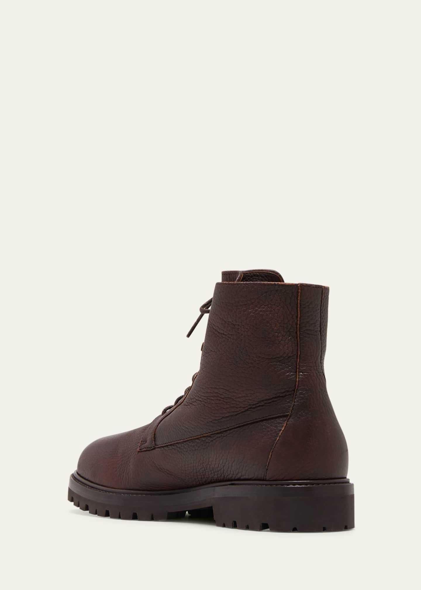 Shearling lined lace up boots store