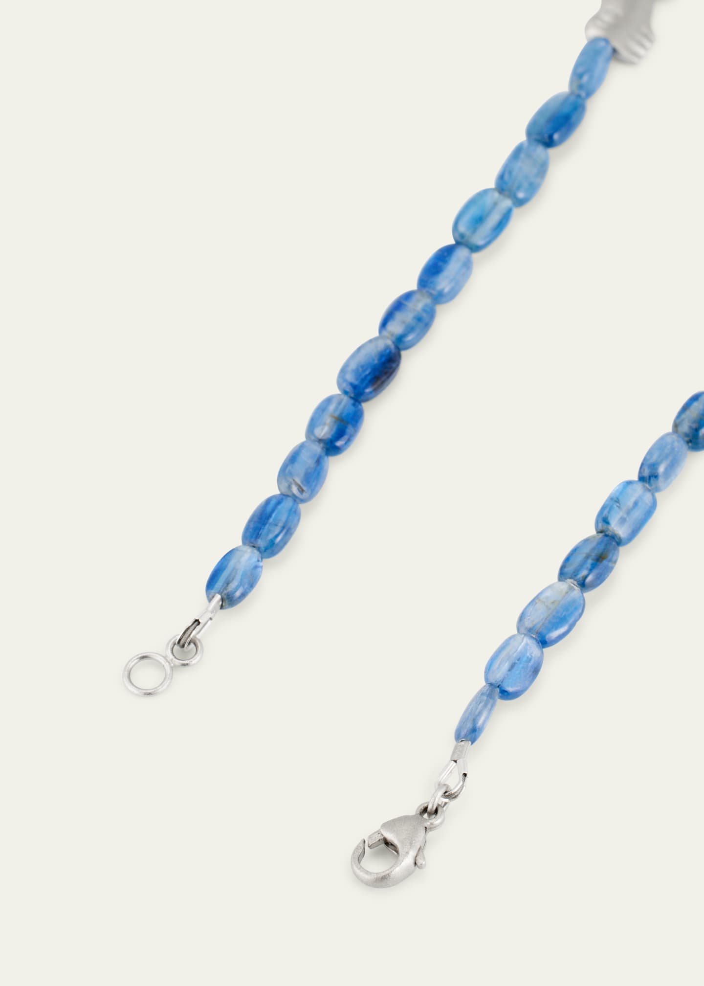 Alex Sepkus The Big Sleep Palladium and Kyanite Bead Necklace Image 4 of 4