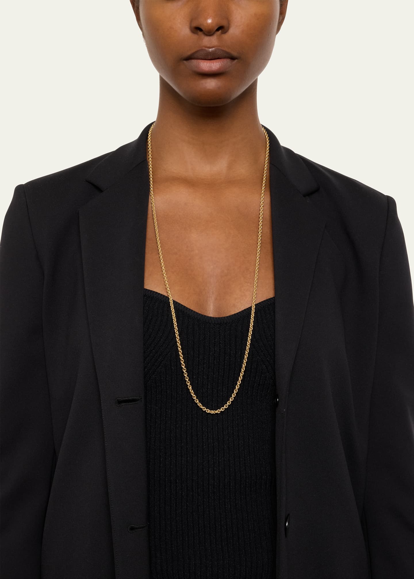 Alex Sepkus 18K Yellow Gold Chain Necklace with Diamond Image 2 of 4