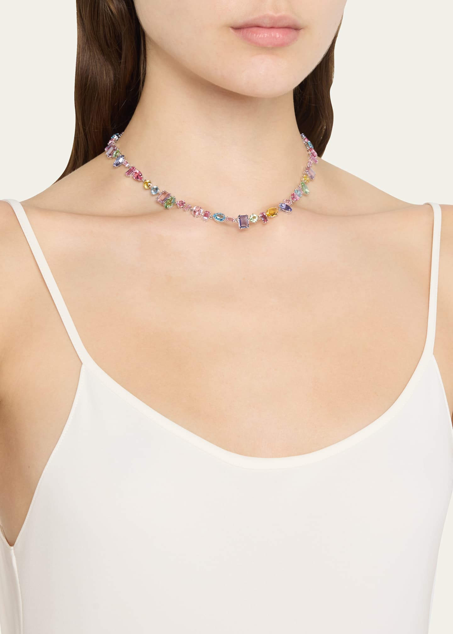 Swarovski multi coloured necklace outlet