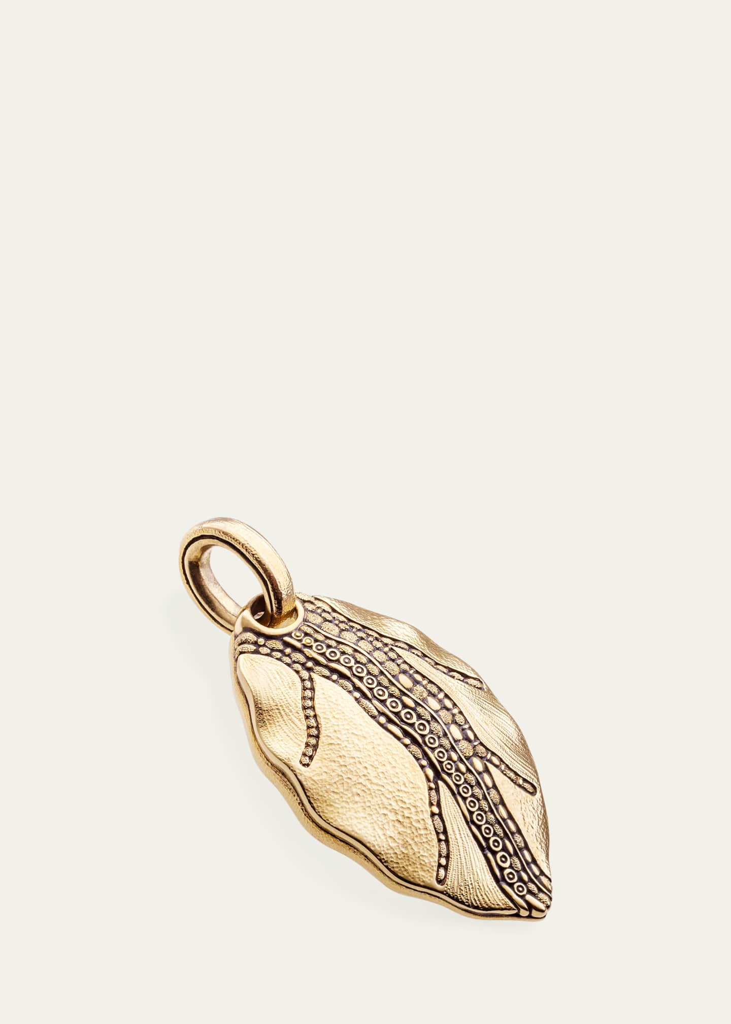 Alex Sepkus 18K Gold Leaf Pendant Image 2 of 3