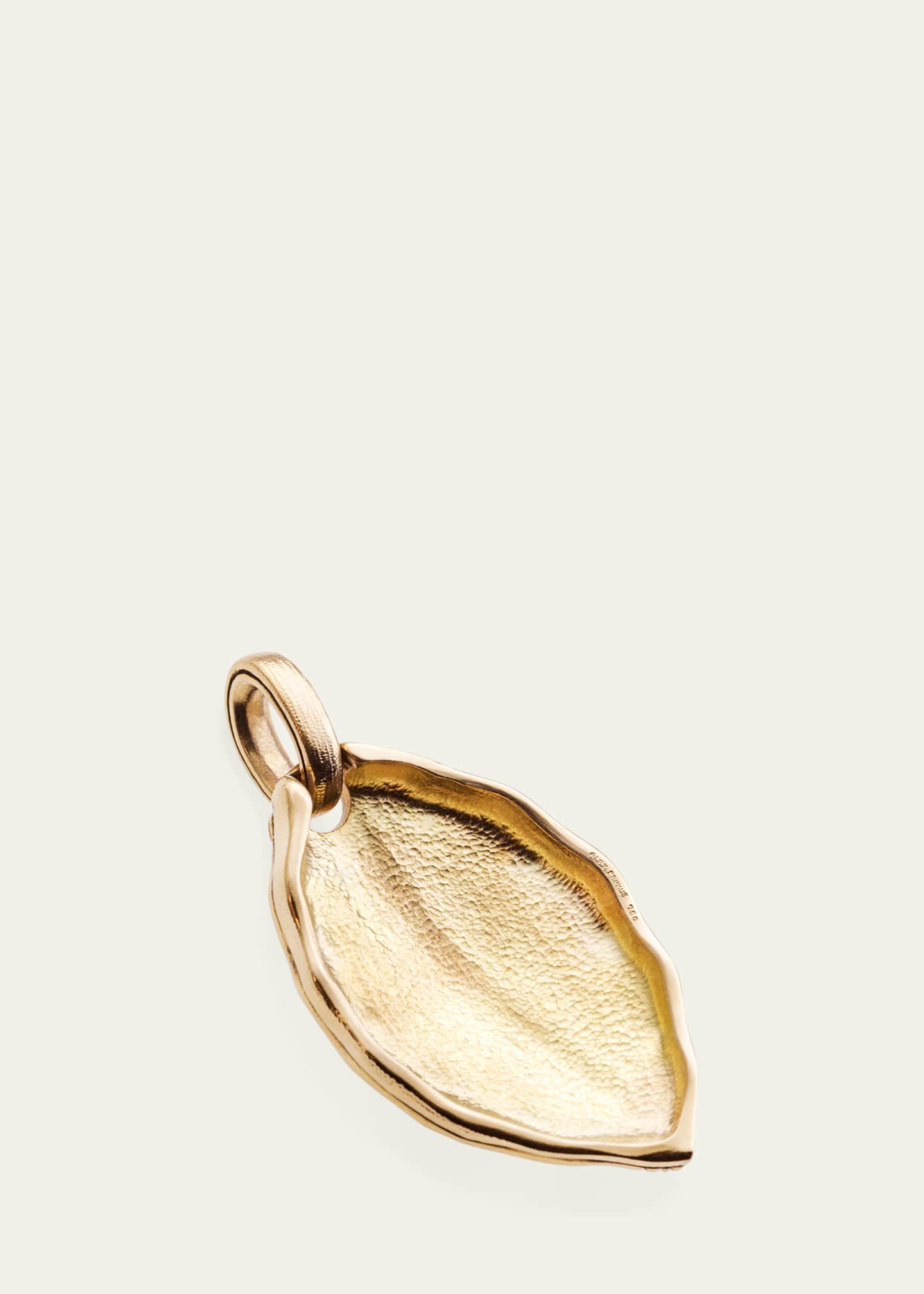 Alex Sepkus 18K Gold Leaf Pendant Image 3 of 3