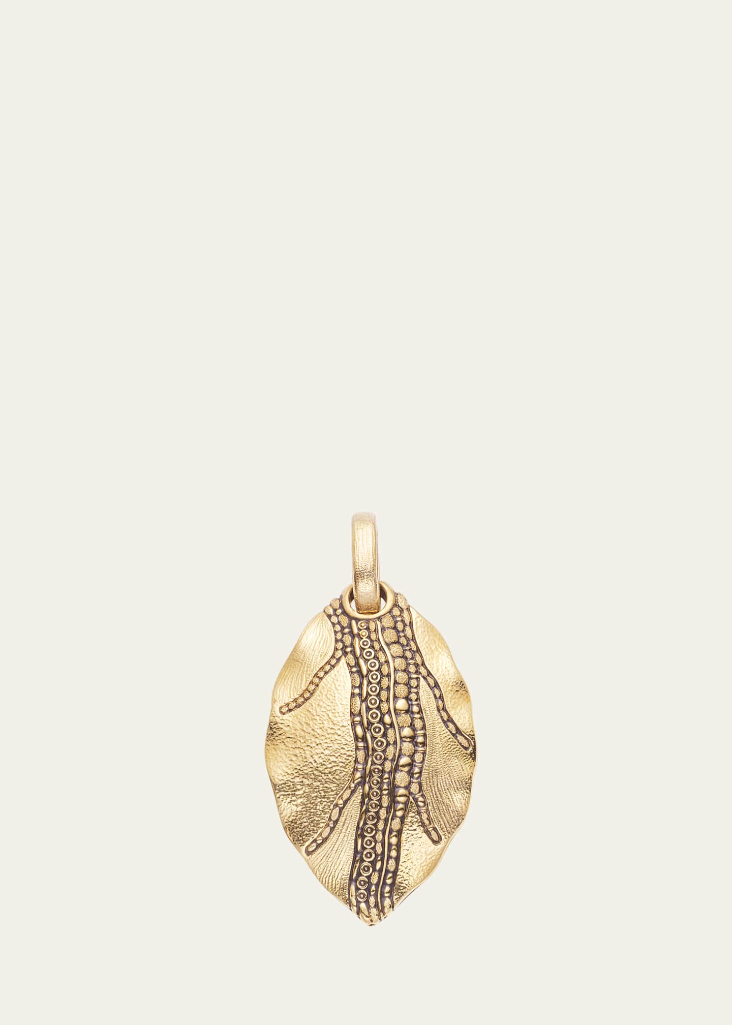 Alex Sepkus 18K Gold Leaf Pendant Image 1 of 3