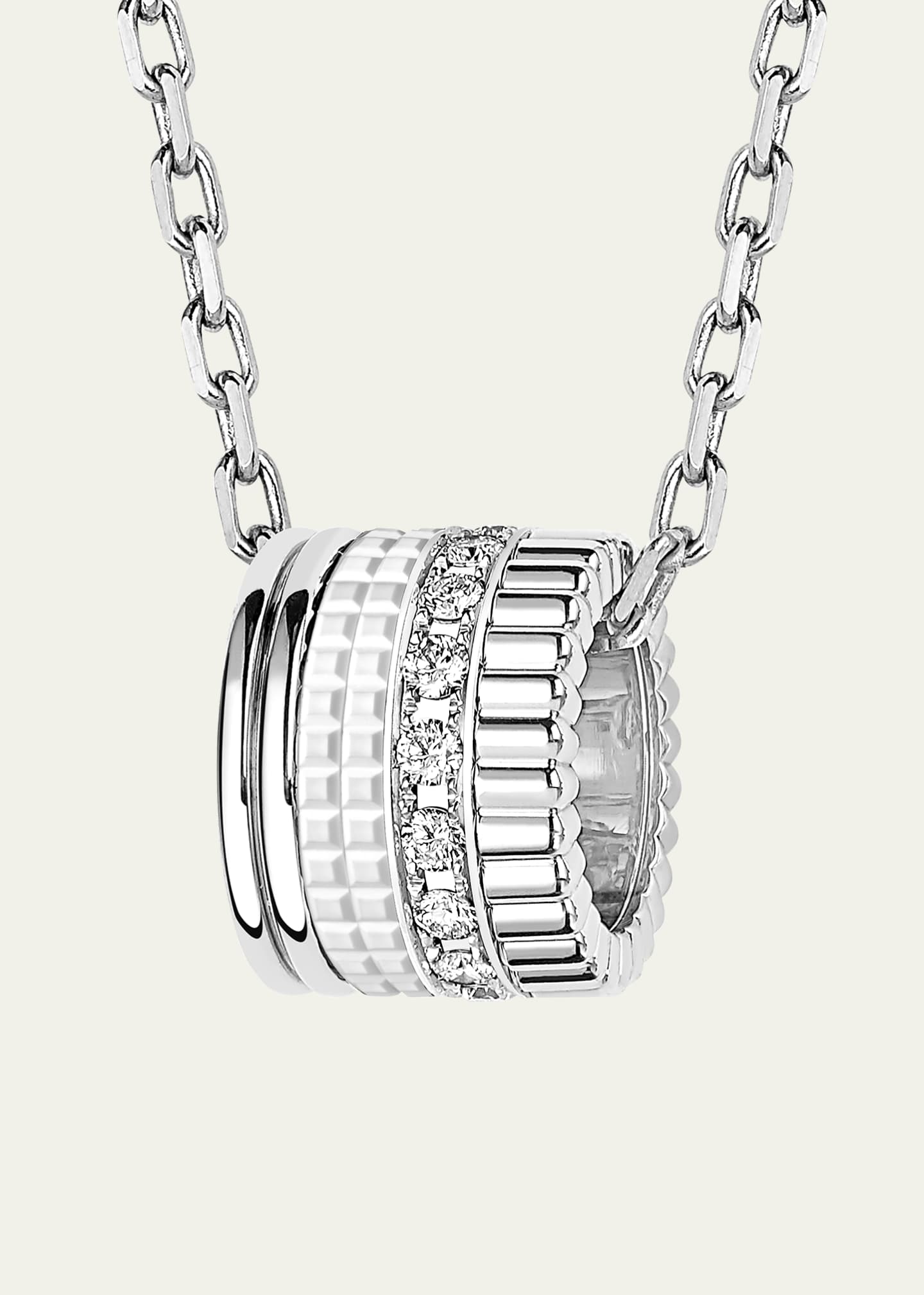 Boucheron Quatre Double White Edition Pendant, Large Model Image 1 of 2
