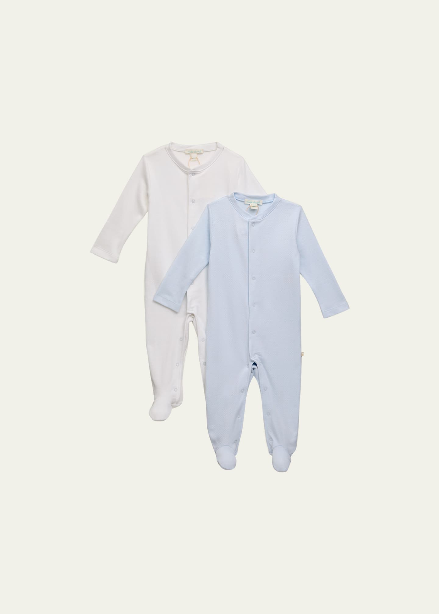 Marie Chantal Girl s Pointelle Embroidered Angel Wings Footie
