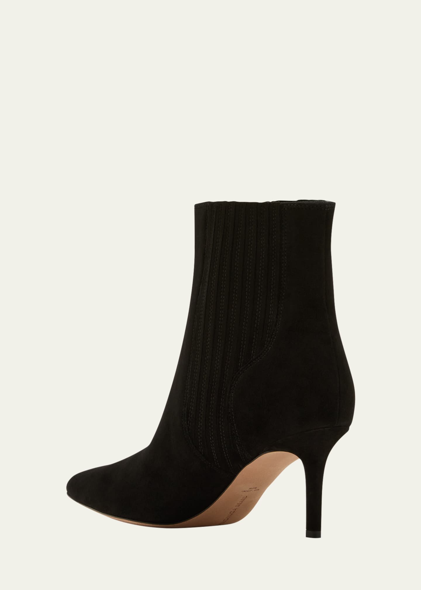 Veronica Beard Lisa Suede Stiletto Ankle Booties Image 4 of 5