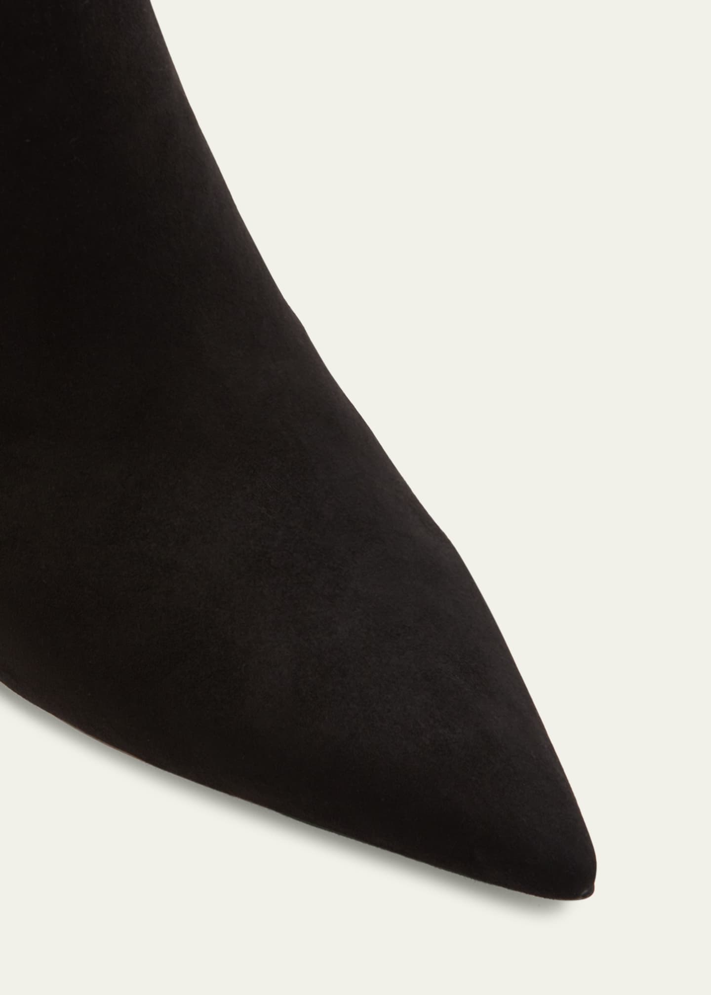 Veronica Beard Lisa Suede Stiletto Ankle Booties Image 5 of 5