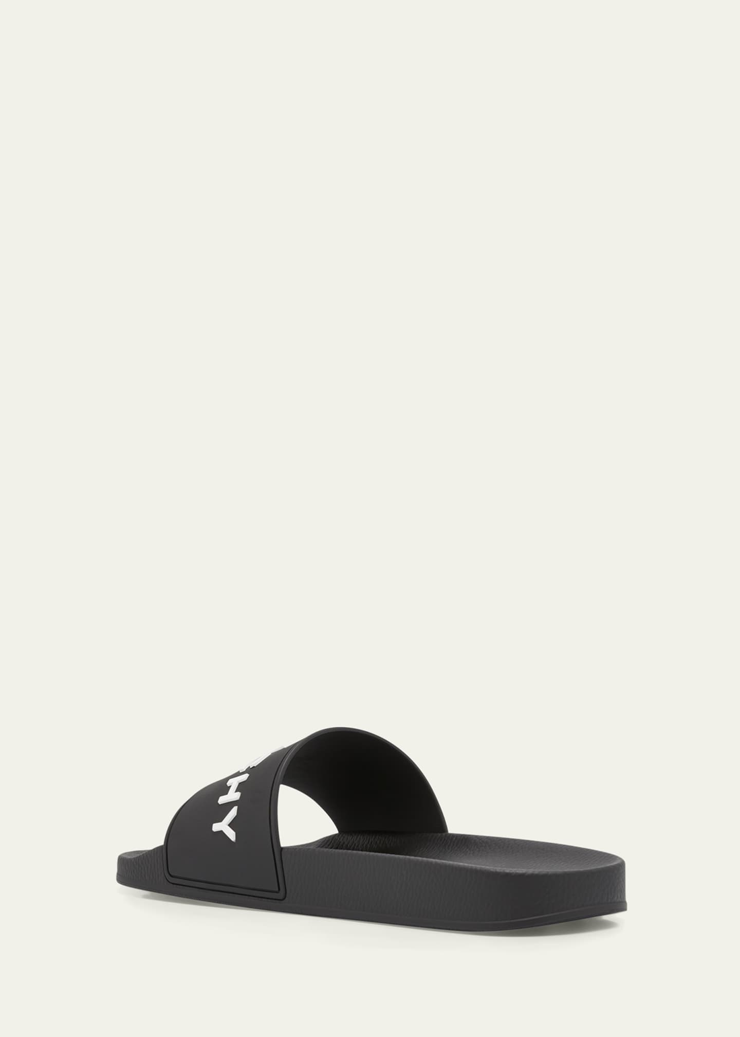 ☆【GIVENCHY】☆BH301TH1DB001 GIVENCHY PARIS Slide Sandals☆ Givenchy Paris Slide Sandals Black Men's - BH301TH1DB-001 - US