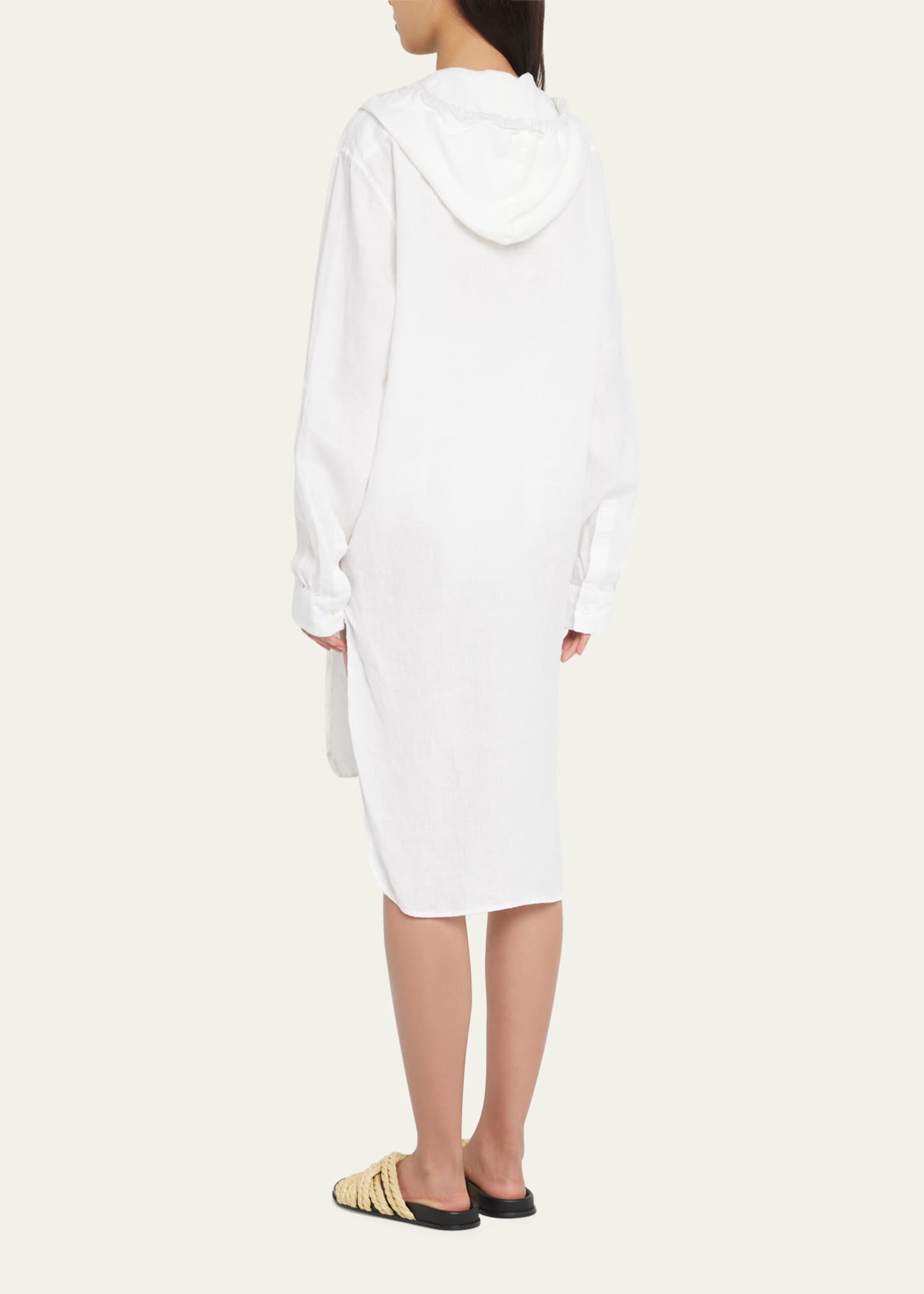 White tunic sales hoodie