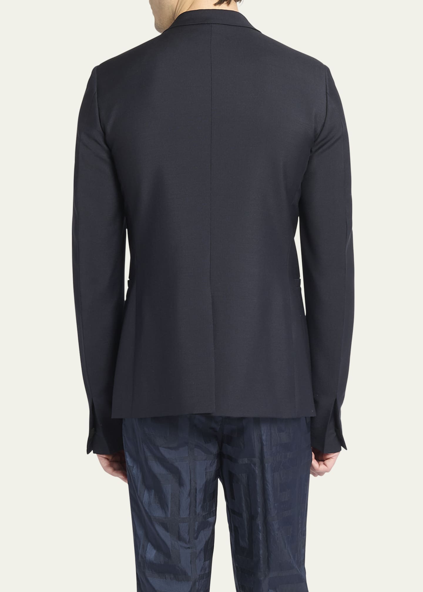 Givenchy Men's Evening Jacket with Metal Clip Closure