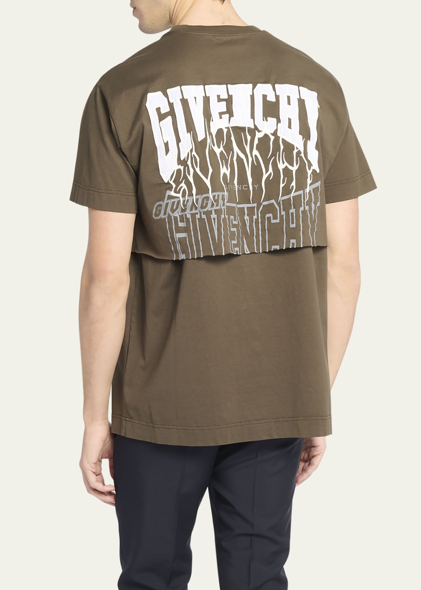 Givenchy Men's Layered Logo T-Shirt - Bergdorf Goodman