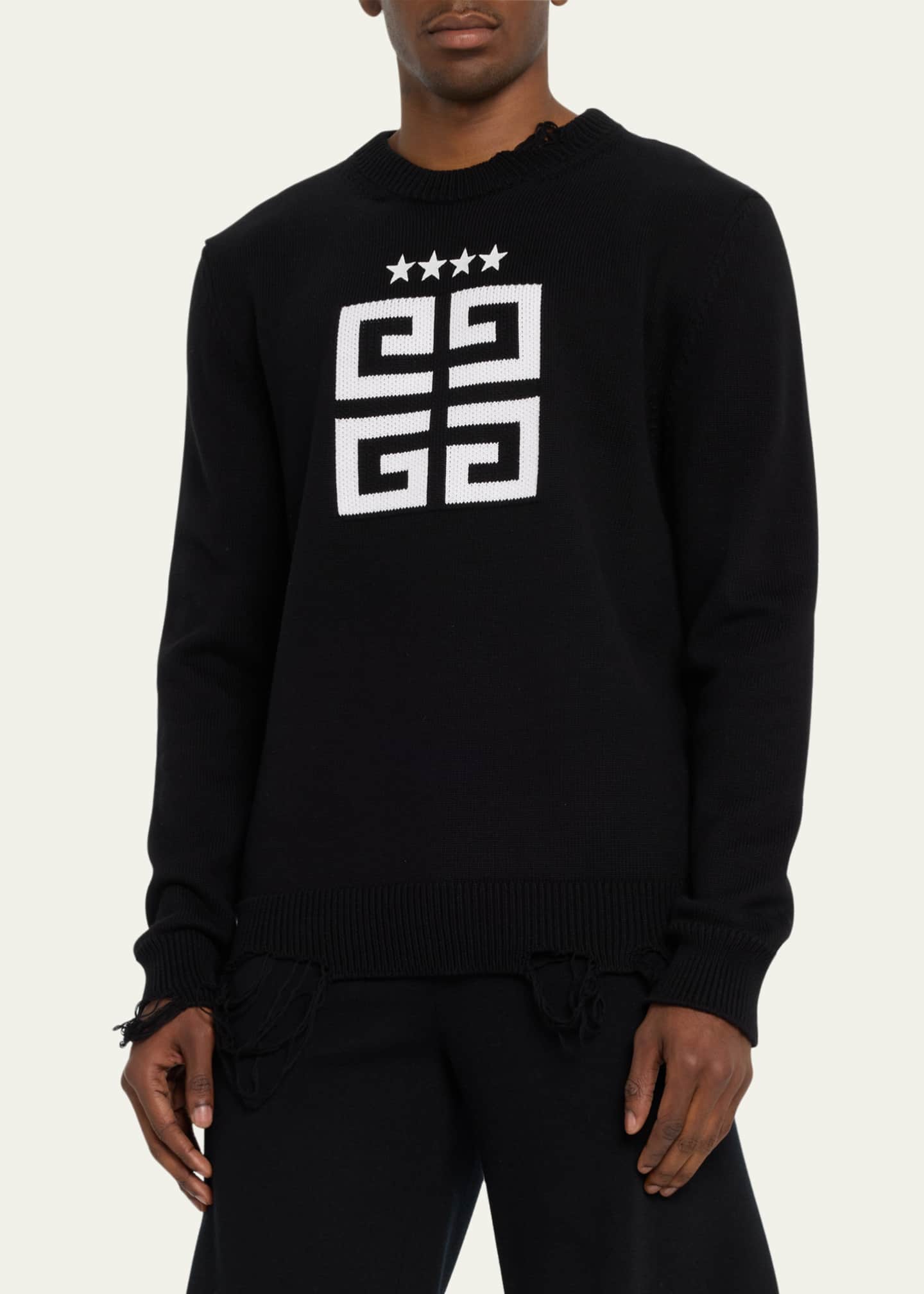Givenchy embroidered logo sweatshirt clearance