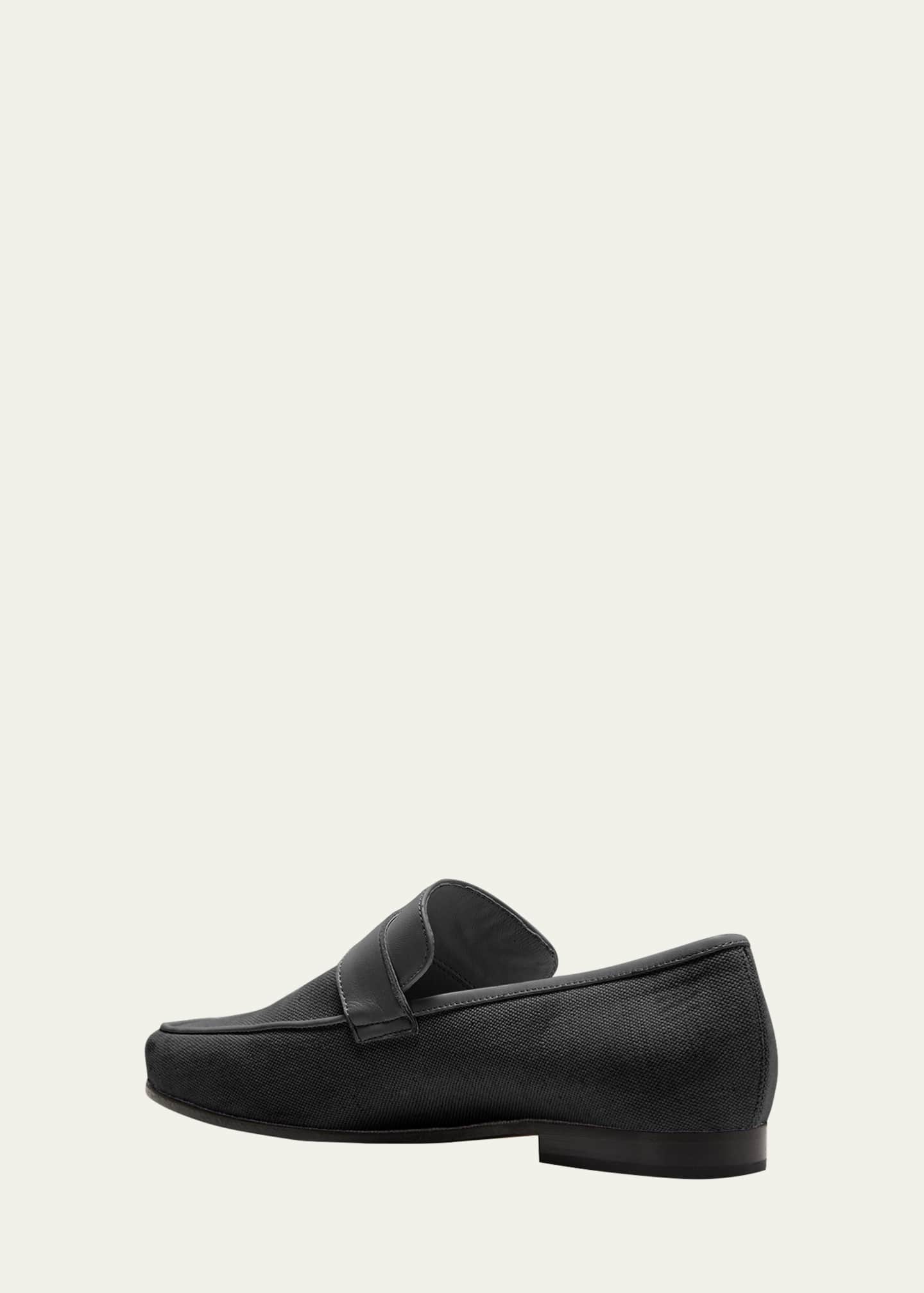 Toteme The Canvas Penny Loafers Bergdorf Goodman