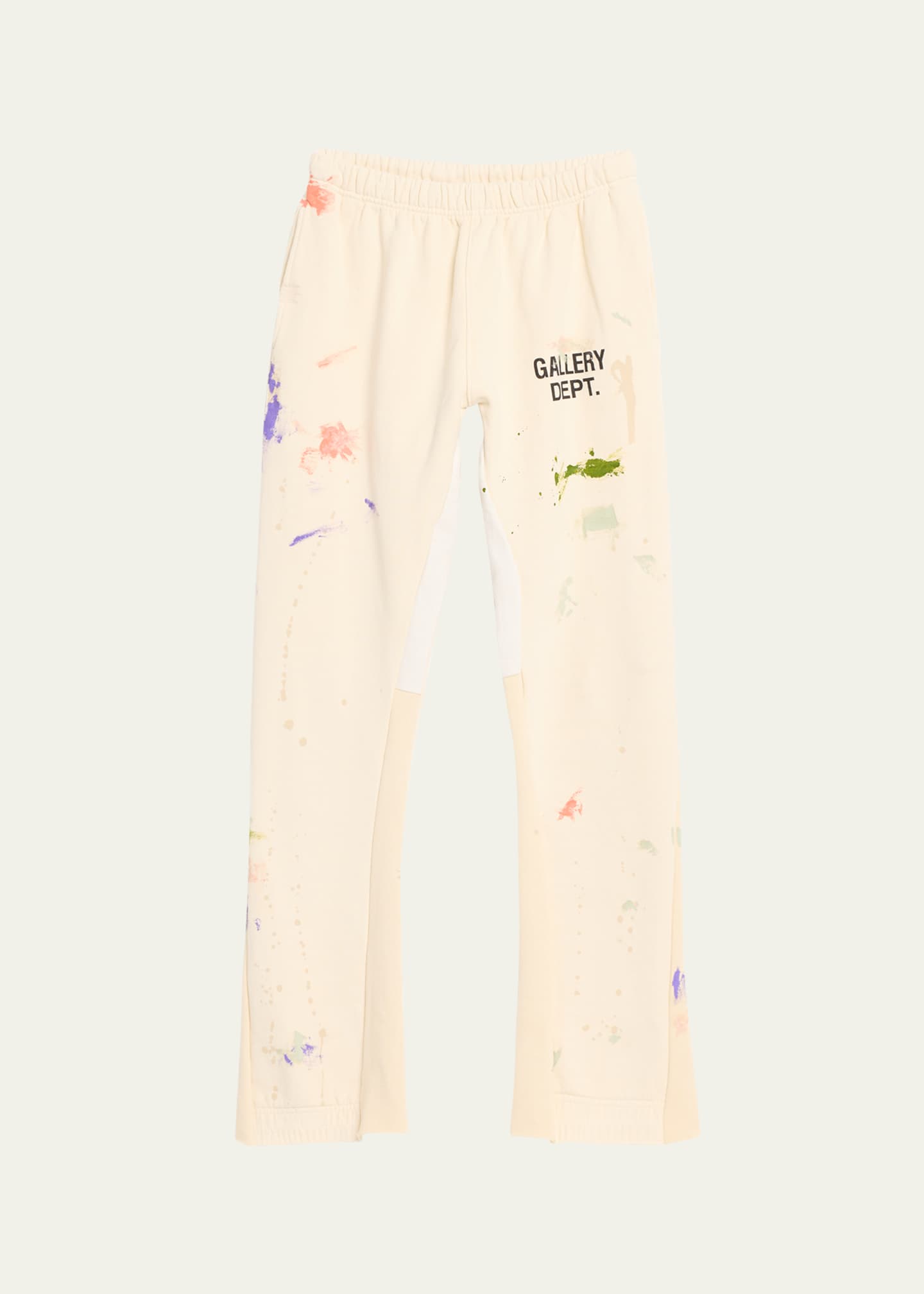 Gallery Dept. Painted Flare Sweat Pants Orange