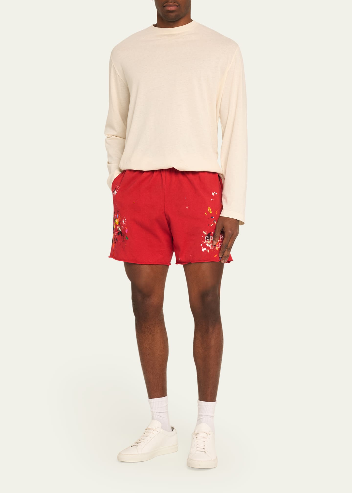 GALLERY DEPARTMENT Men's Insomnia Painted Jersey Shorts Image 2 of 5