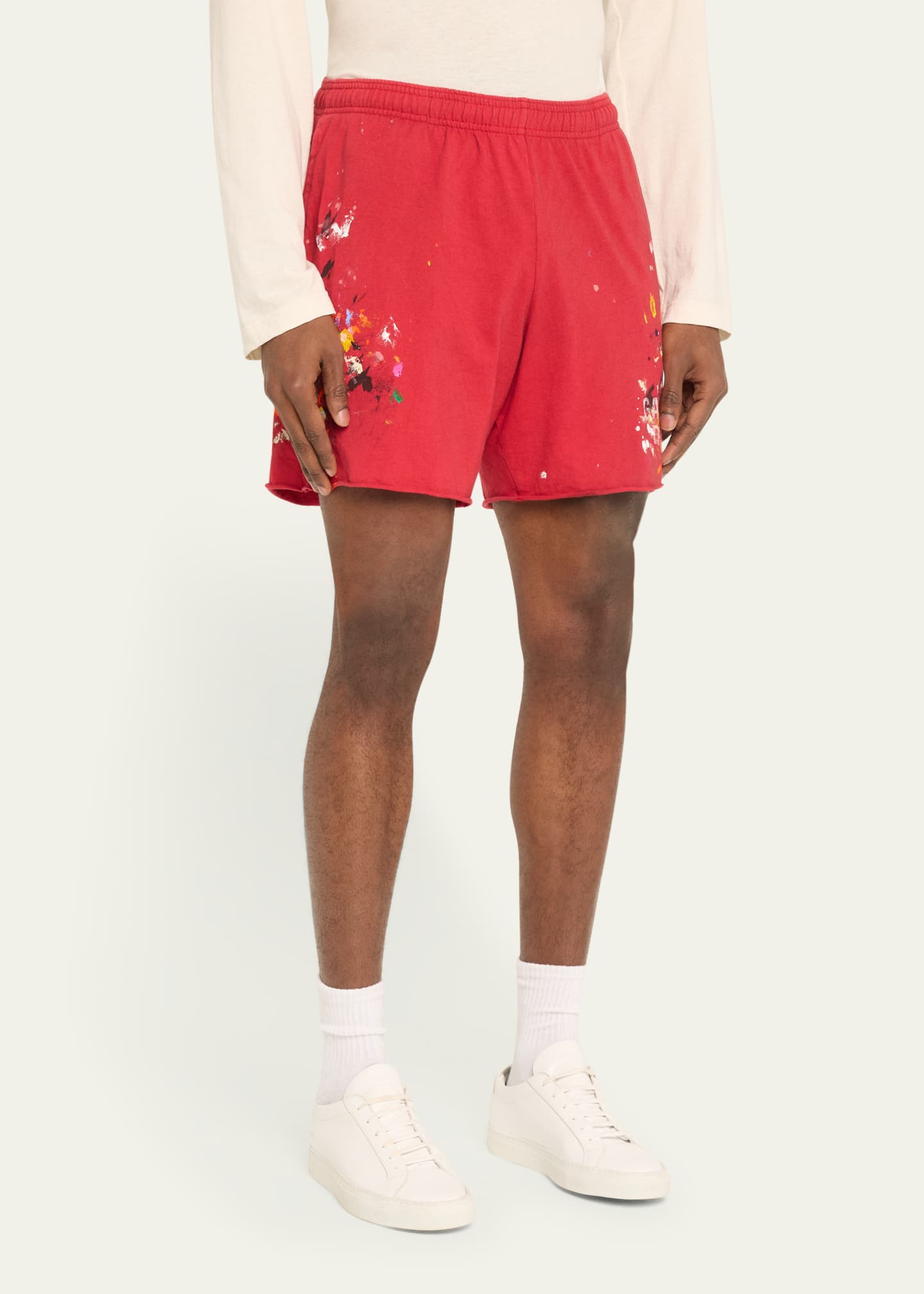 GALLERY DEPARTMENT Men's Insomnia Painted Jersey Shorts Image 4 of 5