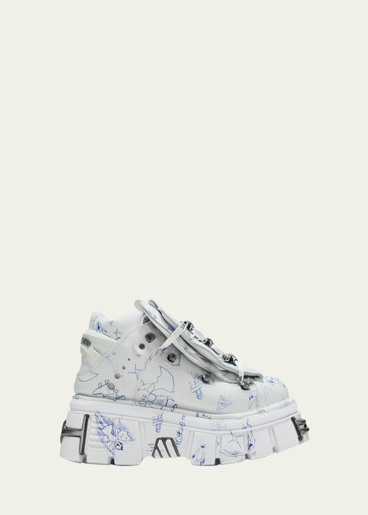 Vetements x New Rock Men's Platform Fashion Sneakers