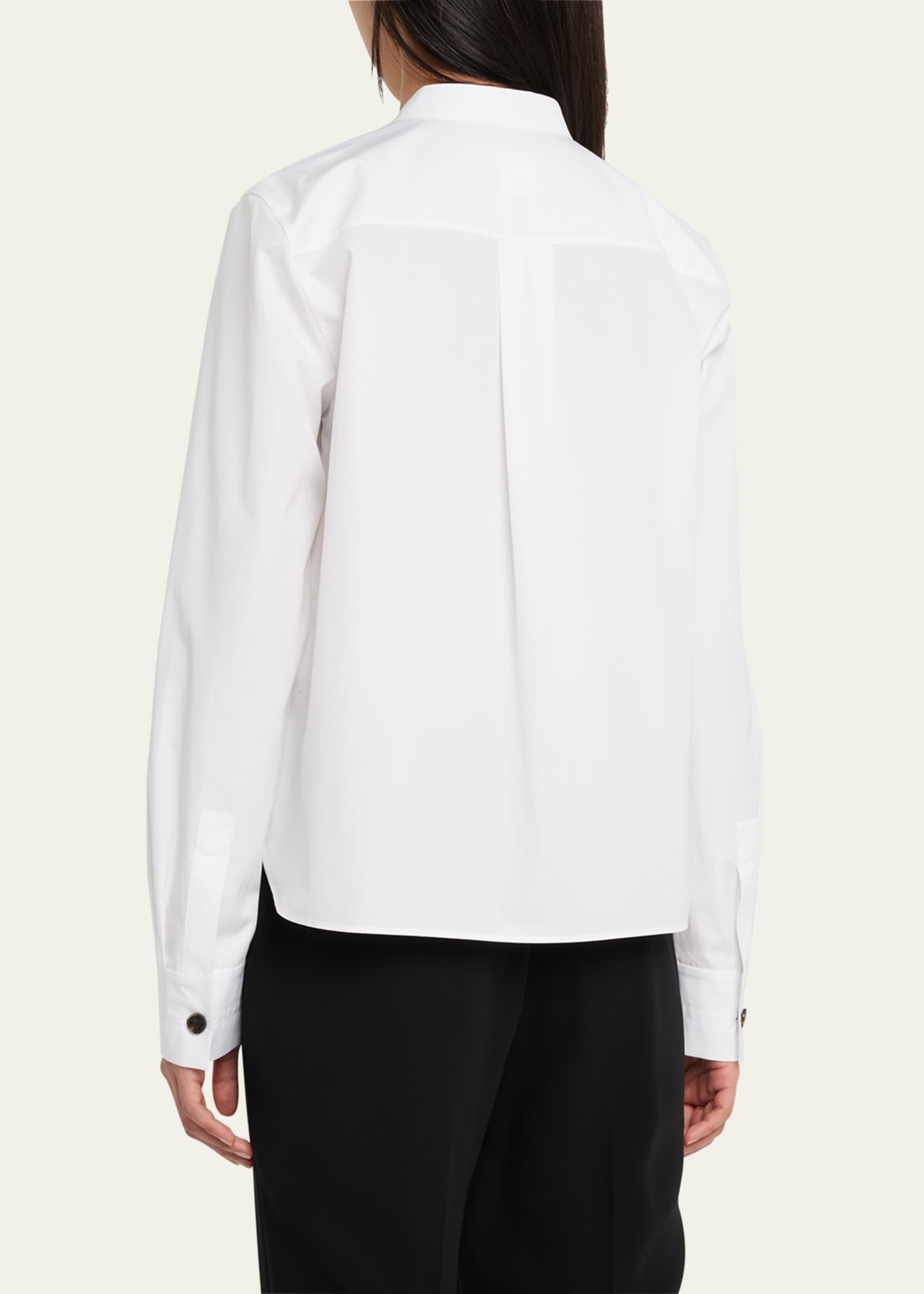 Lafayette 148 New York ButtonDown Poplin Shirt Bergdorf Goodman