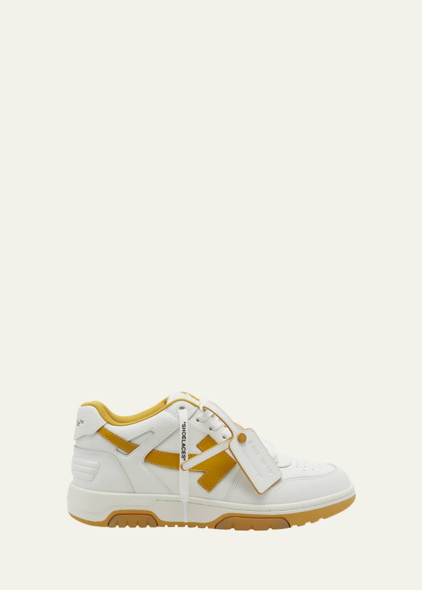 OFF-WHITE Out of Office leather sneakers