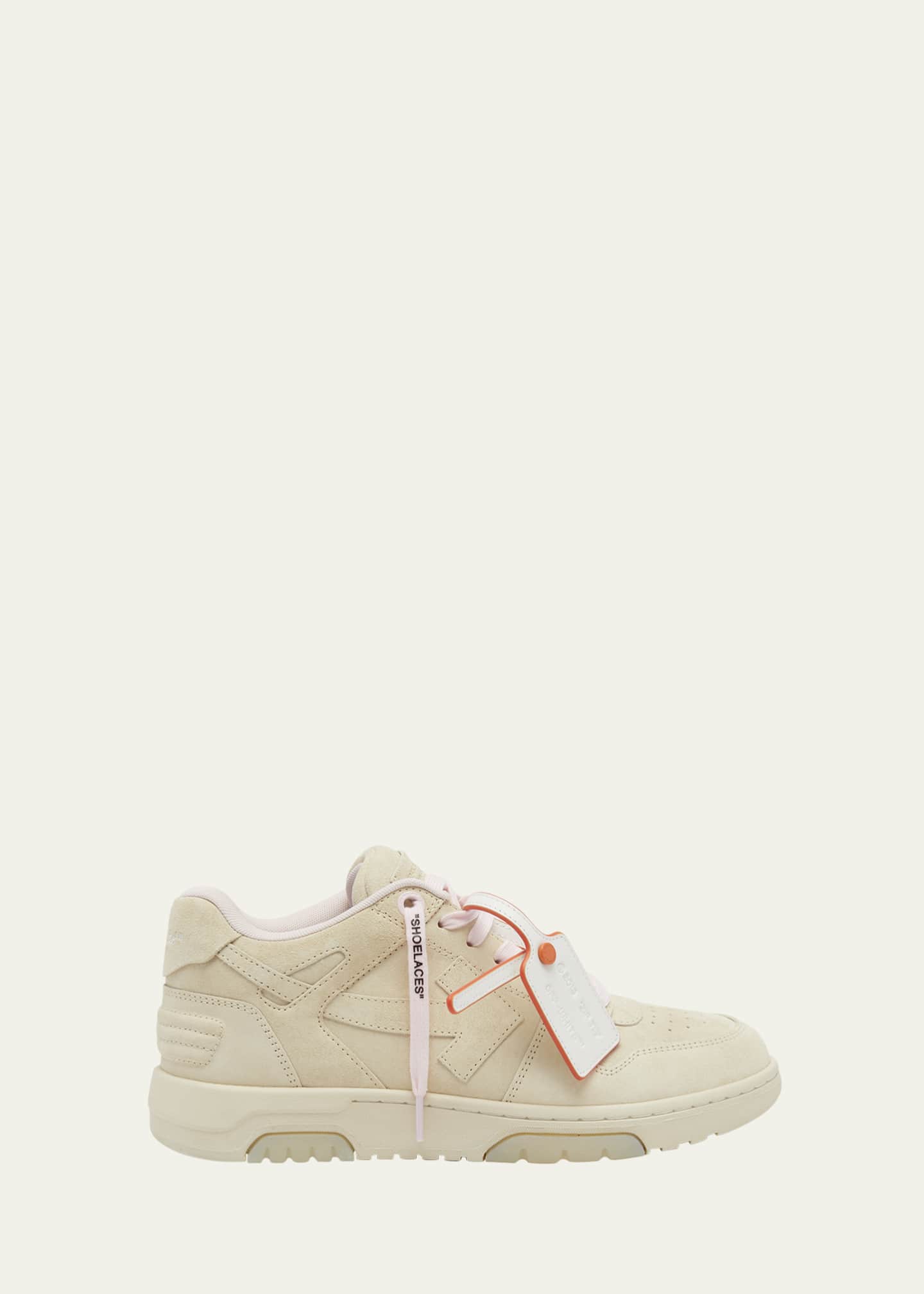 Off white suede sneakers online