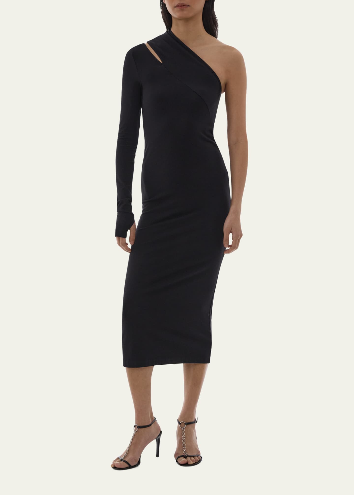 Helmut lang asymmetrical dress sale