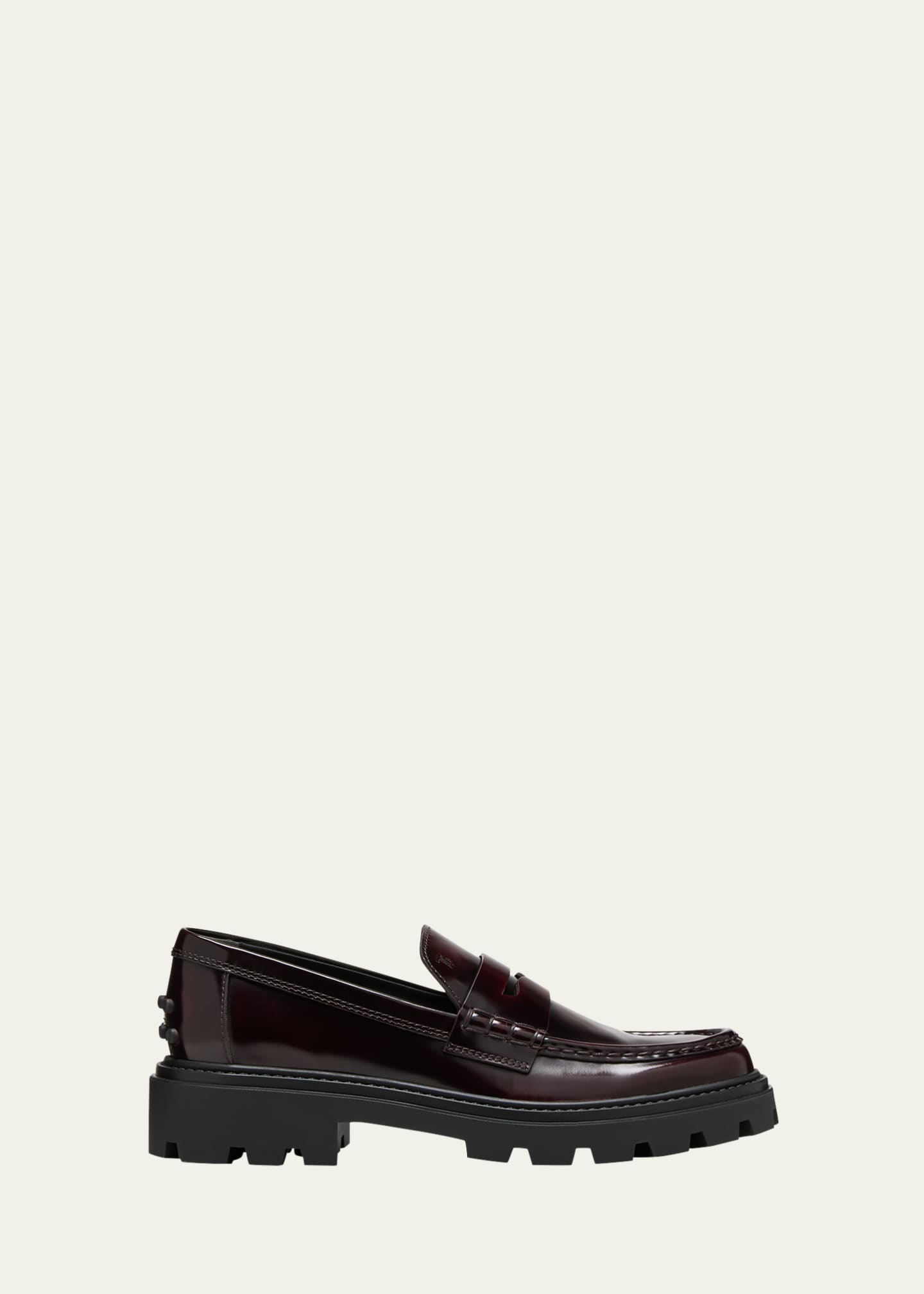 Tod s Gomma Casual Leather Penny Loafers Bergdorf Goodman