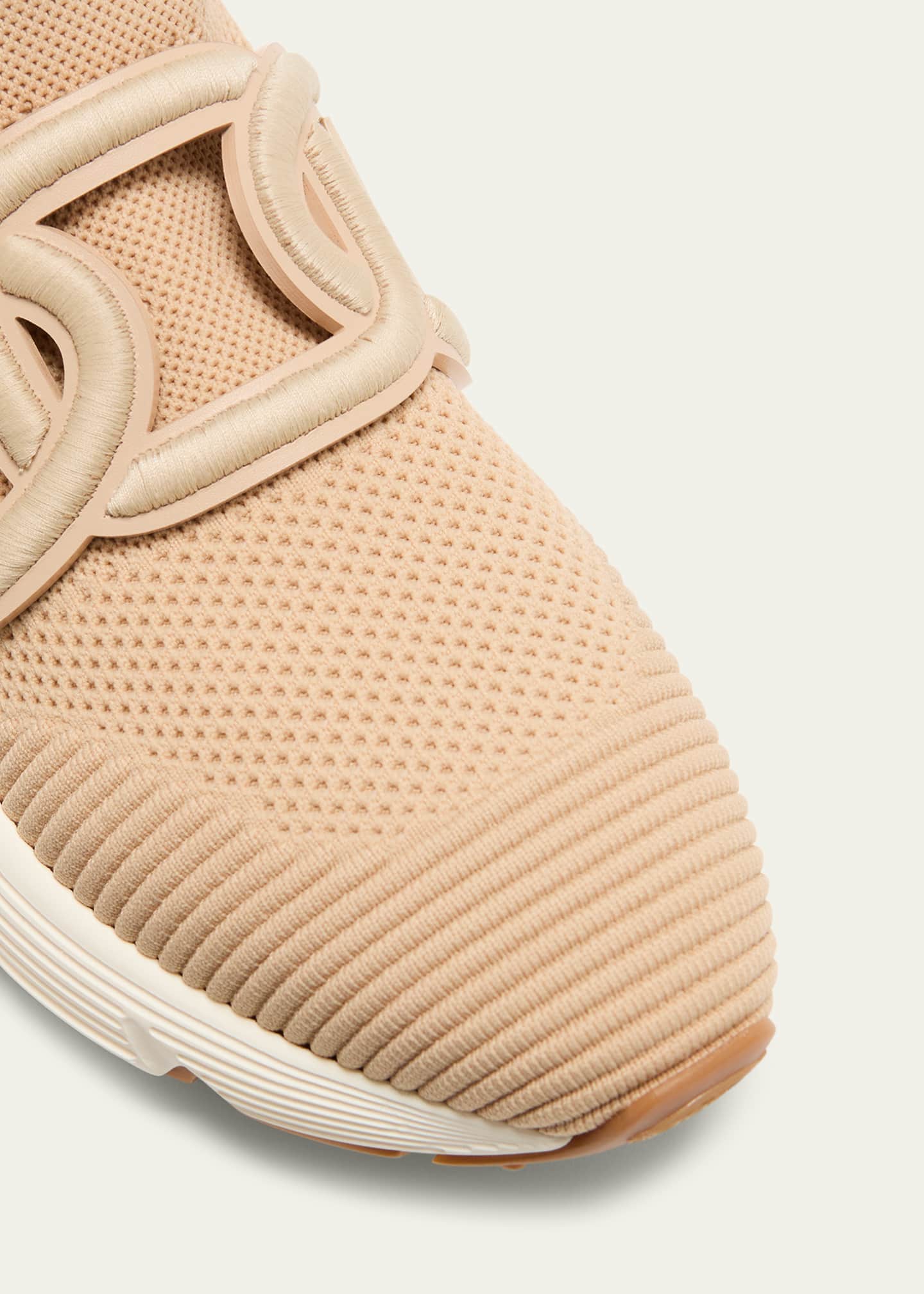 Tod's Kate Knit Jogger Sneakers - Bergdorf Goodman