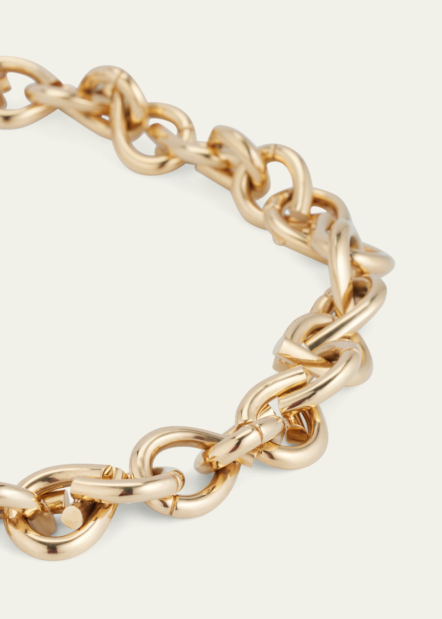 TABAYER 18K Fairmined Gold Large Oera Link Necklace Image 3 of 4