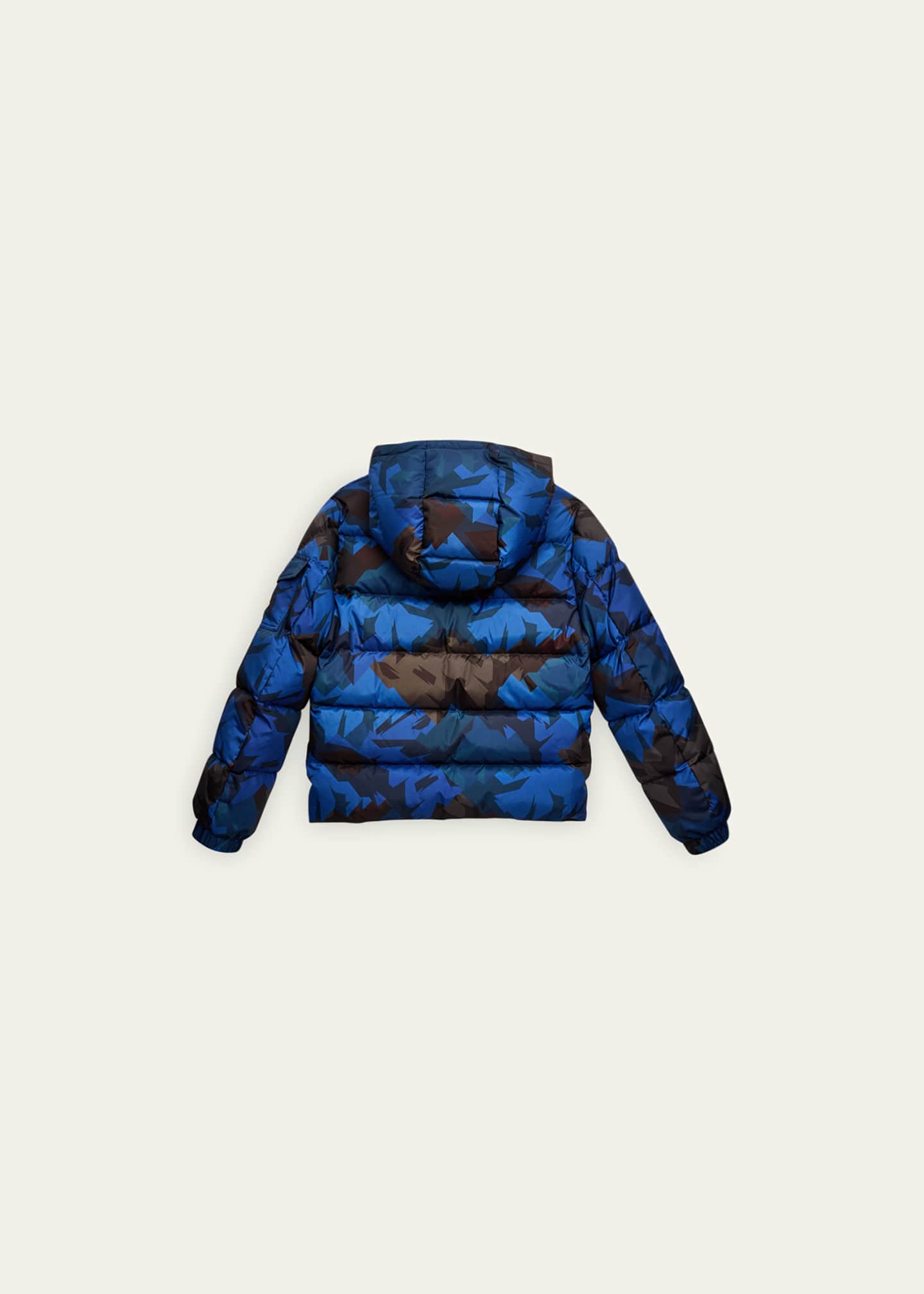Blue shop camo moncler