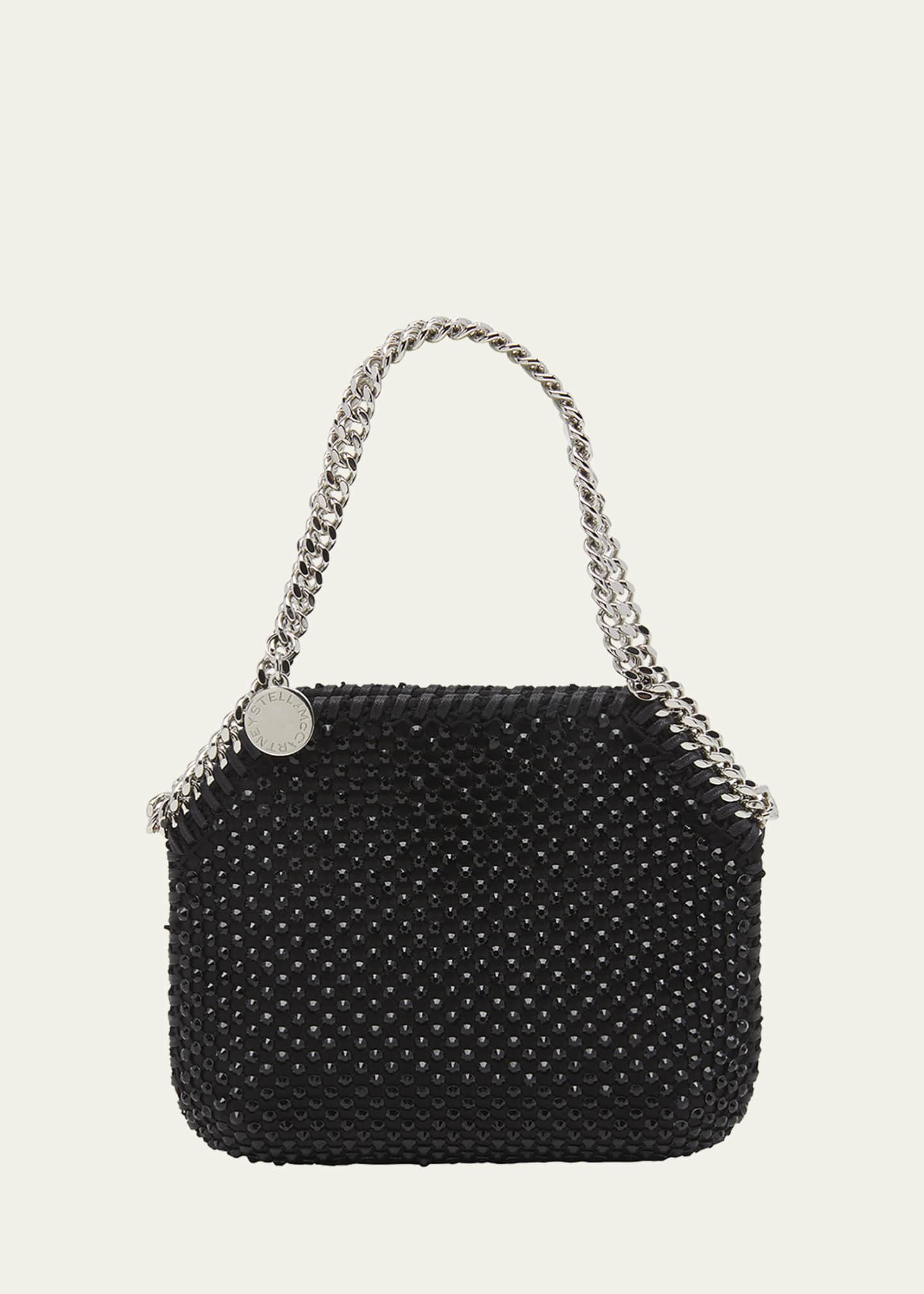 Stella McCartney Black Mini Falabella Shoulder Bag