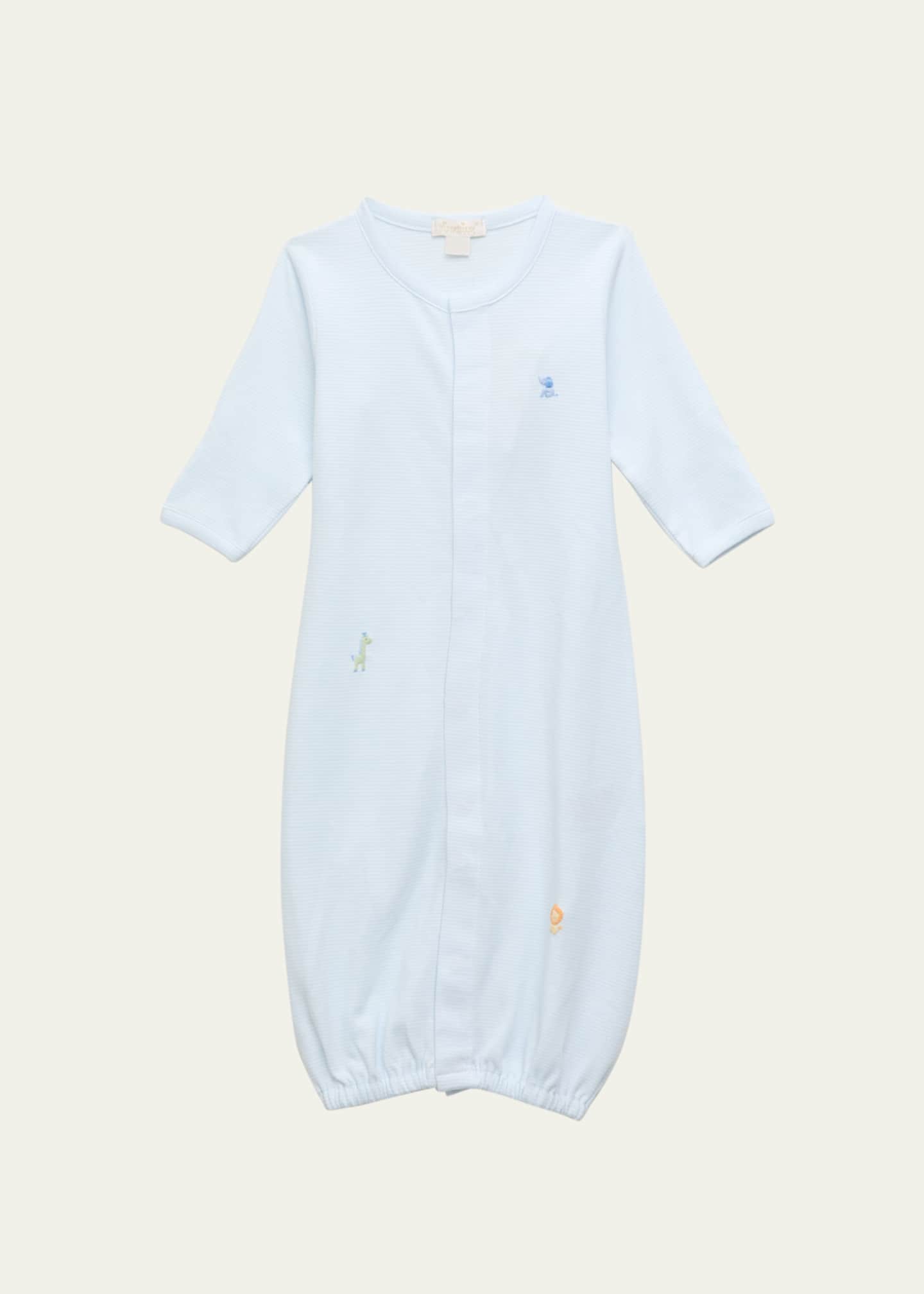 Kissy Kissy Kid's Embroidered Convertible Gown, Size Newborn3M