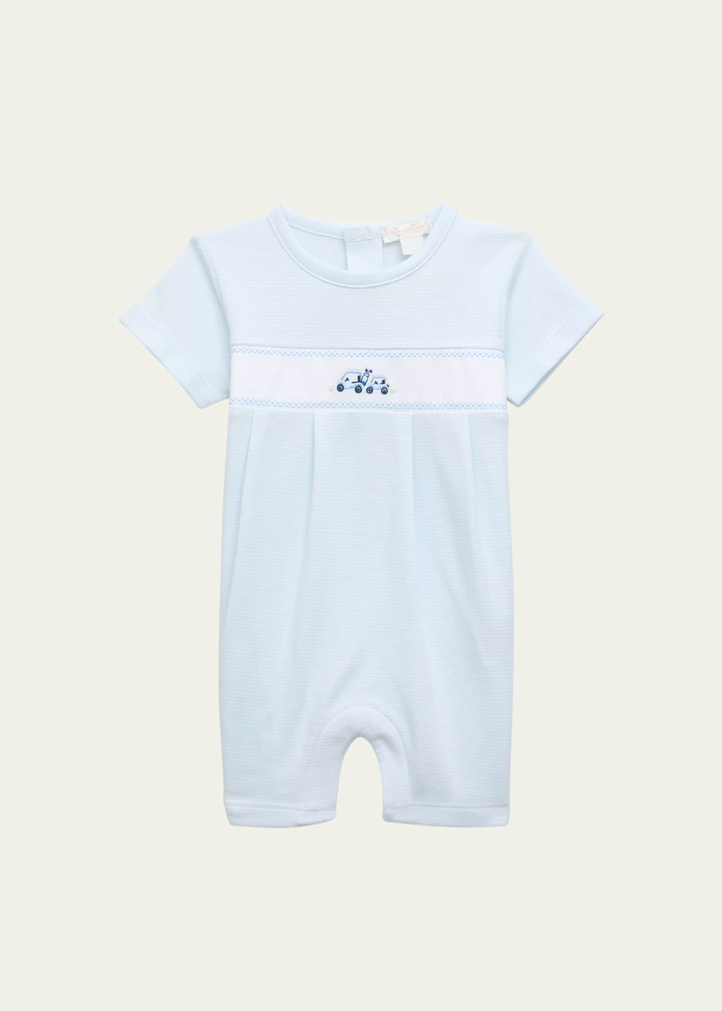 Kissy Kissy Boy's Hand Embroidered Playsuit, Size Newborn18M