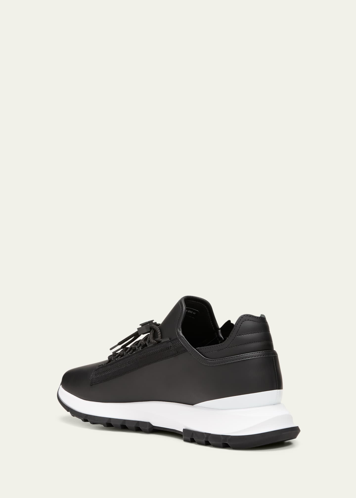Givenchy Spectre Mesh & Leather With Zip Grey Low Top Sneakers
