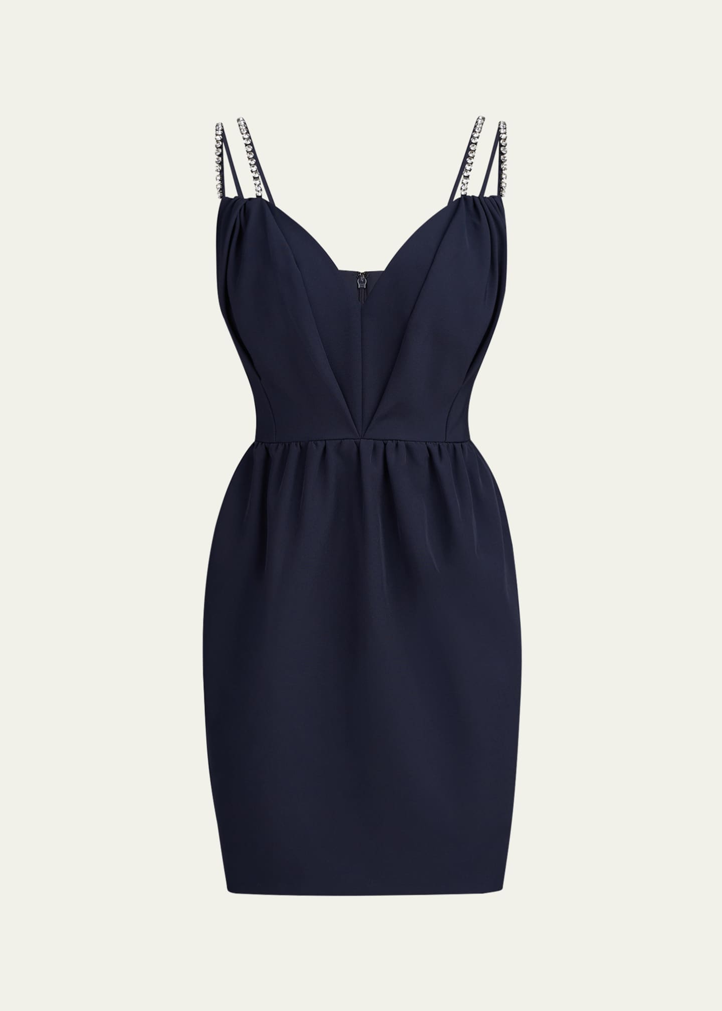 Halston Anabelle Crepe Mini Dress