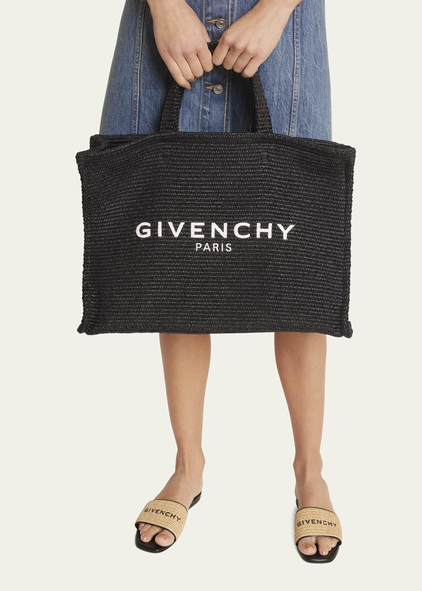 Givenchy Large G Tote Shopping Bag in Eco-Cotton