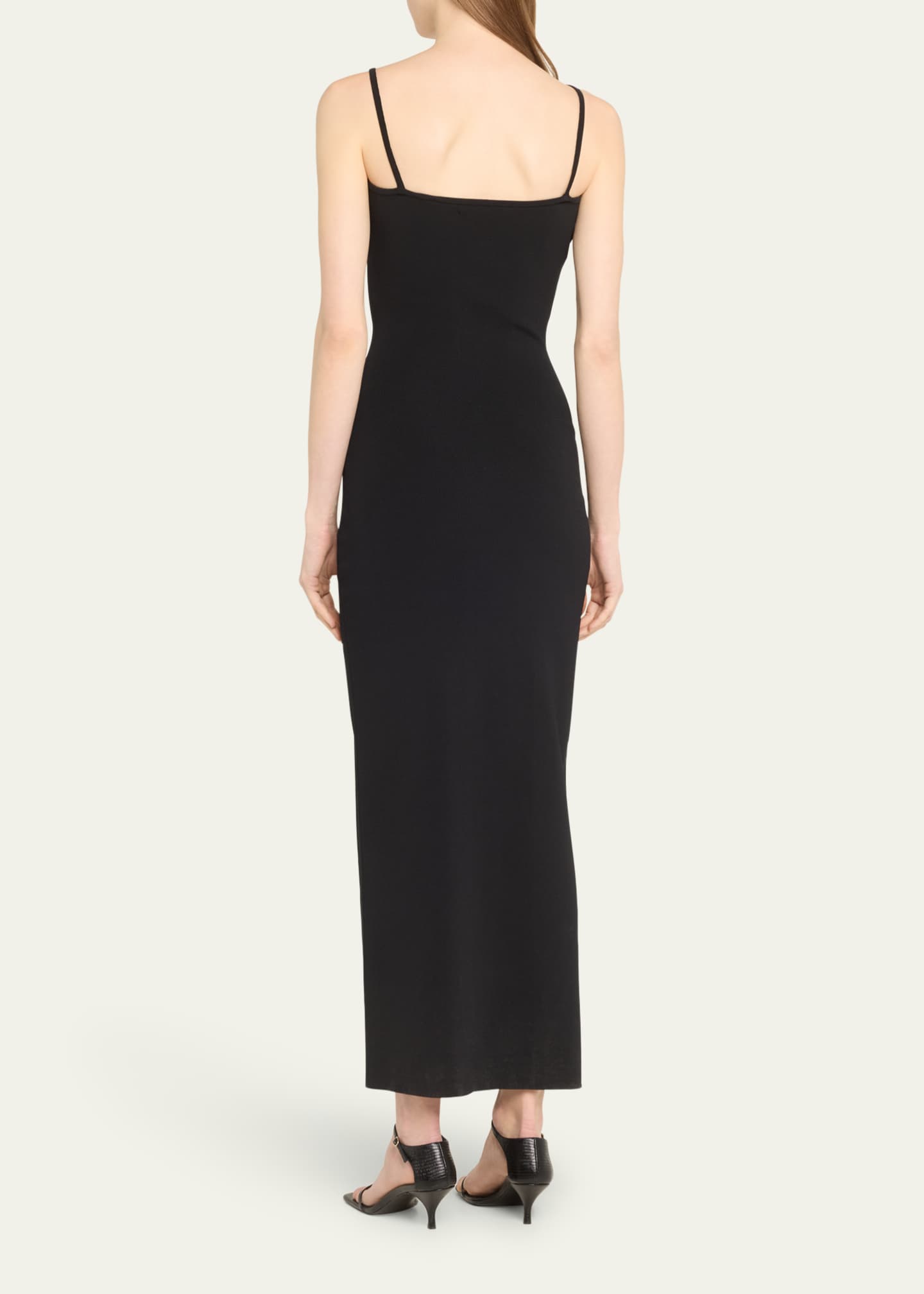 Christopher Esber Salacia Plunging Wavy U-Ring Sleeveless Maxi Dress Image 3 of 5