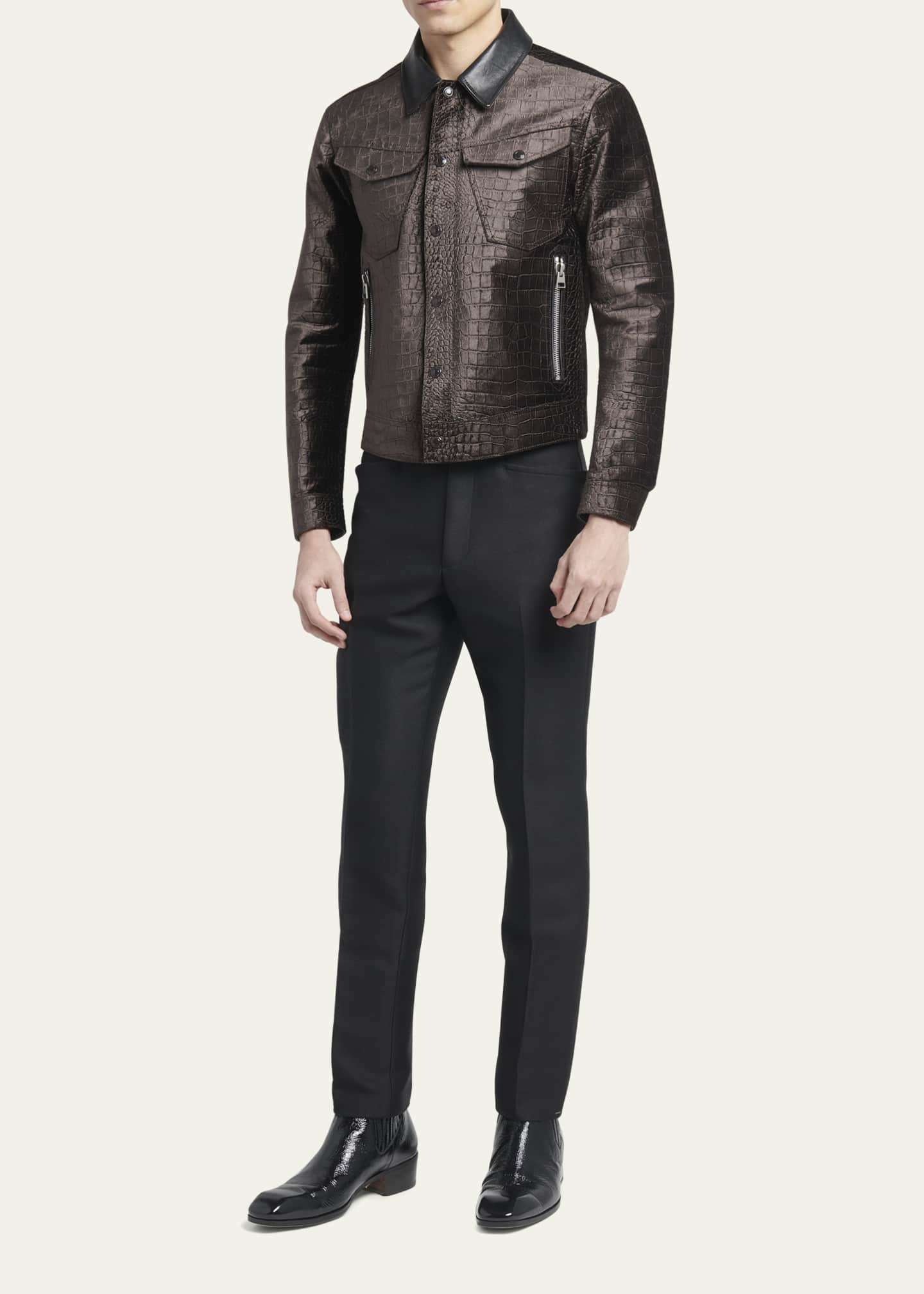 Tom ford leather boots shop