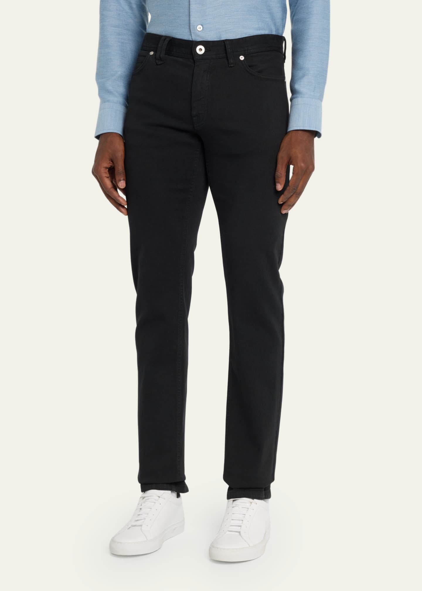 Brioni Men's Slim 5-Pocket Jeans Image 4 of 5
