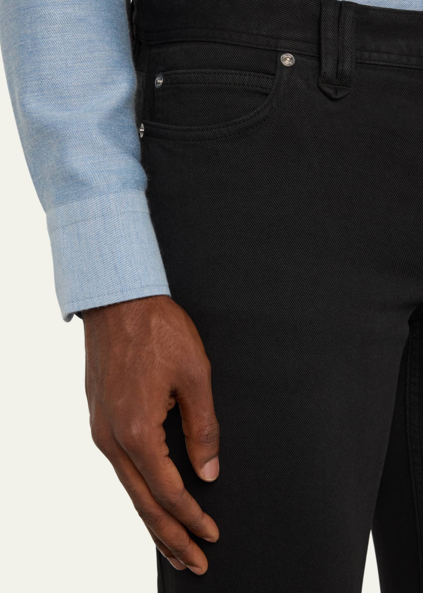 Brioni Men's Slim 5-Pocket Jeans Image 5 of 5