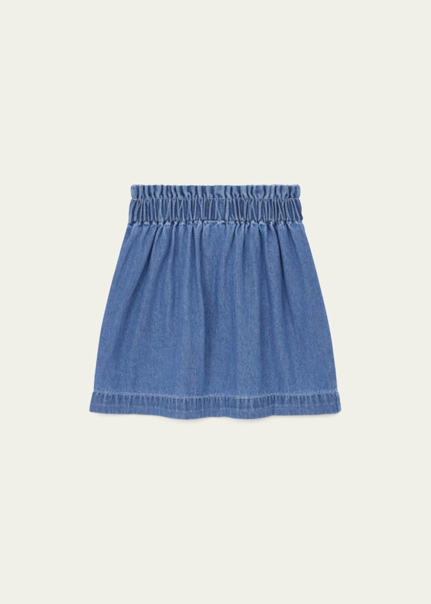 Bonton Girl's Douchka Short Denim Skirt, Size 4-12 - Bergdorf Goodman