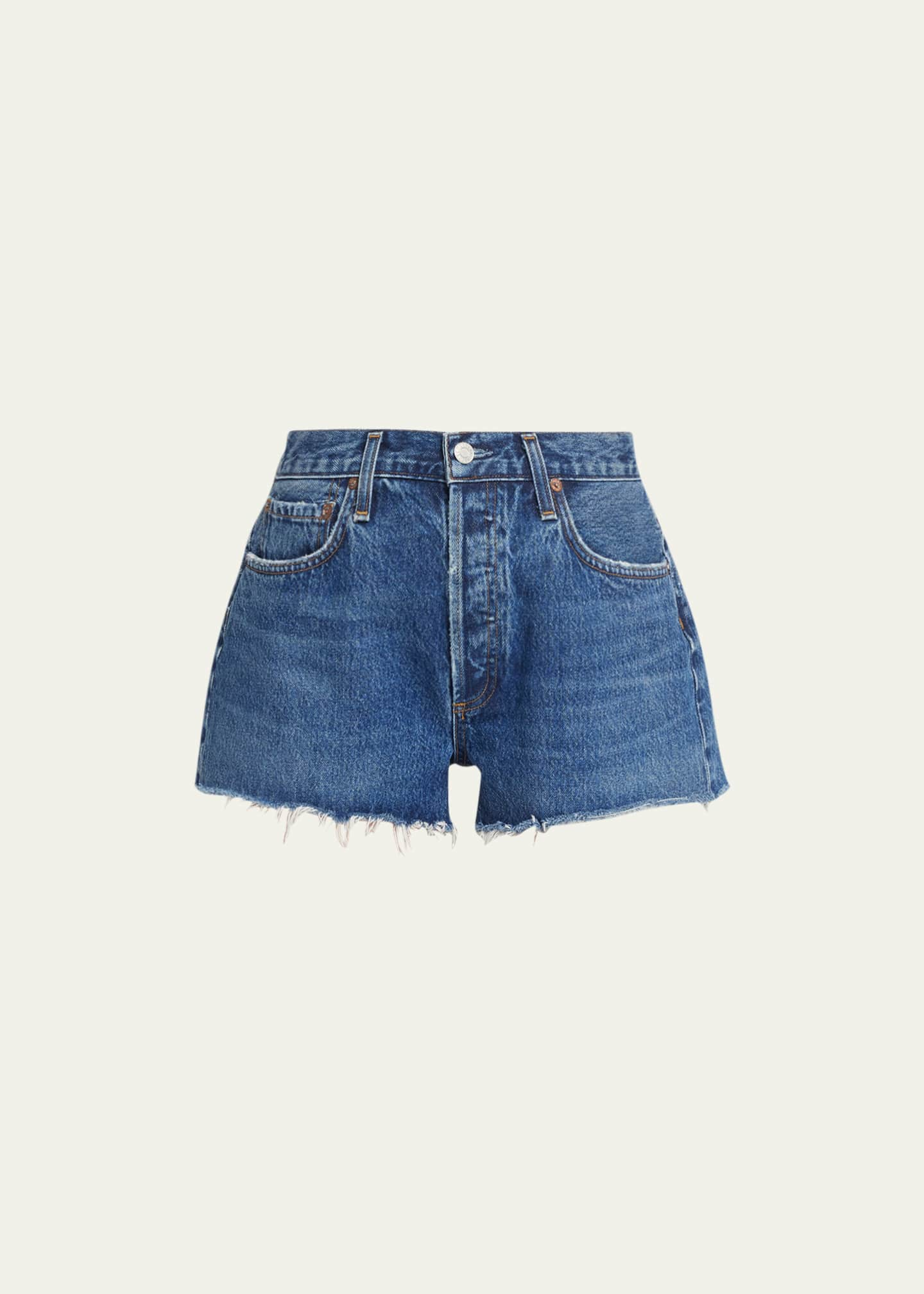 AGOLDE Parker Relaxed Denim Shorts - Bergdorf Goodman