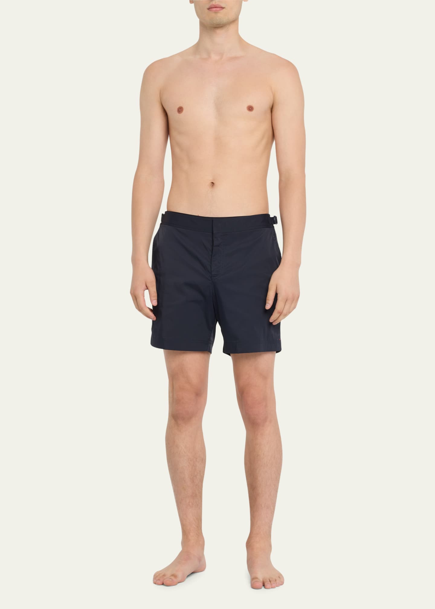 Orlebar Brown Men's Bulldog Piped Nylon Swim Shorts Image 2 of 5