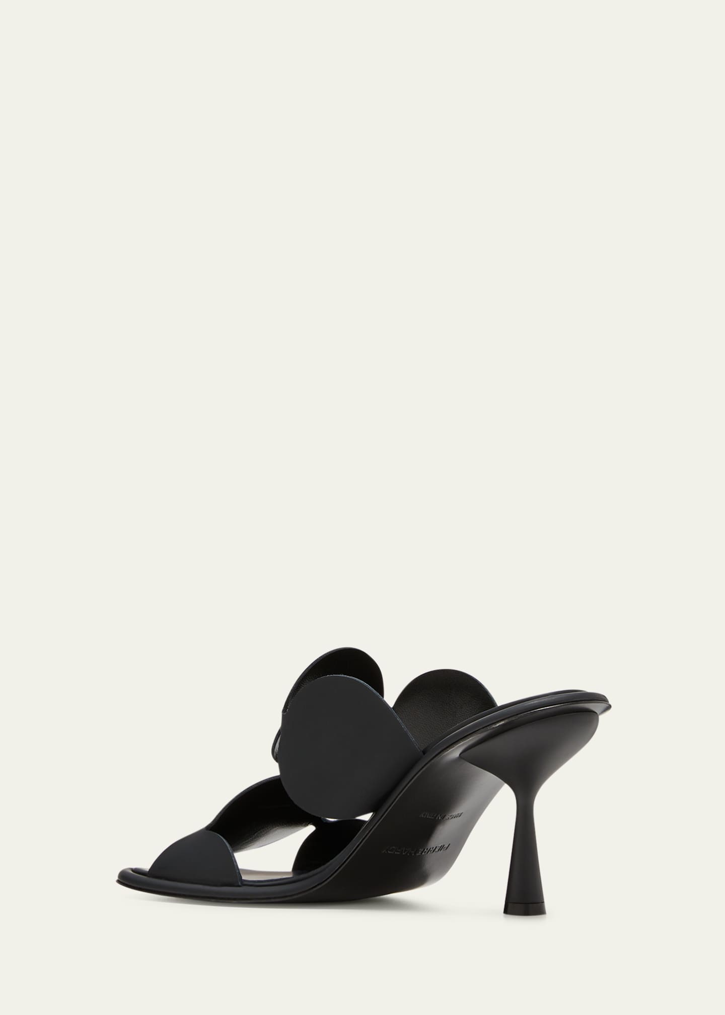 Pierre Hardy Bulles Lava Cutout Leather Mule Sandals - Bergdorf Goodman