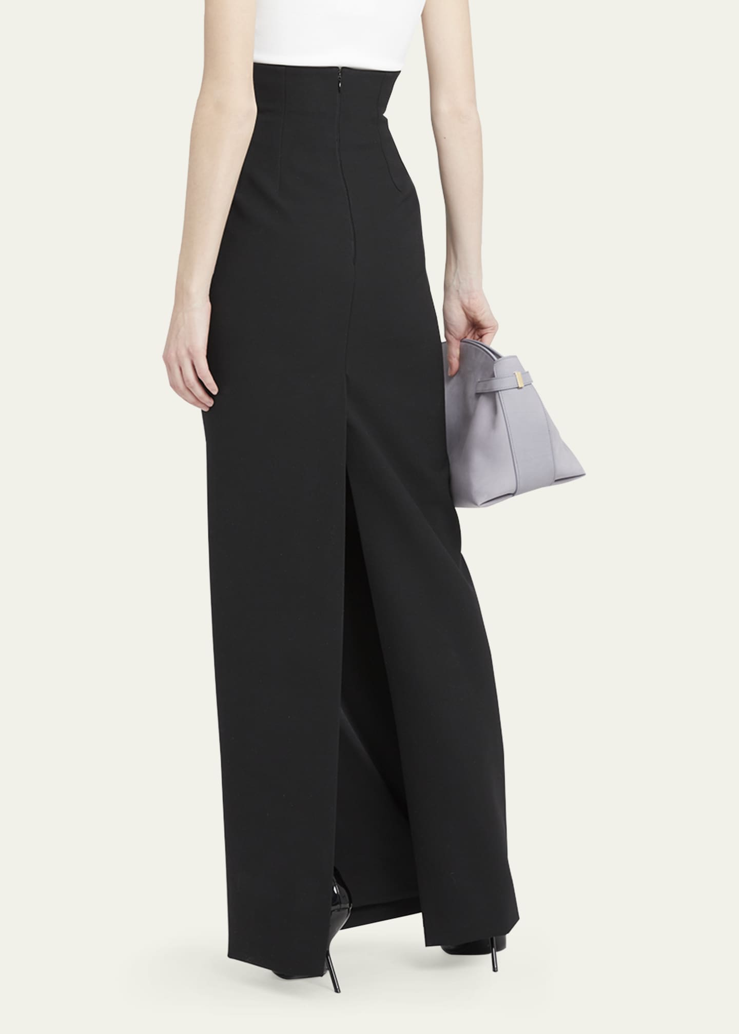 Ferragamo High-Waist Tailored Maxi Skirt - Bergdorf Goodman