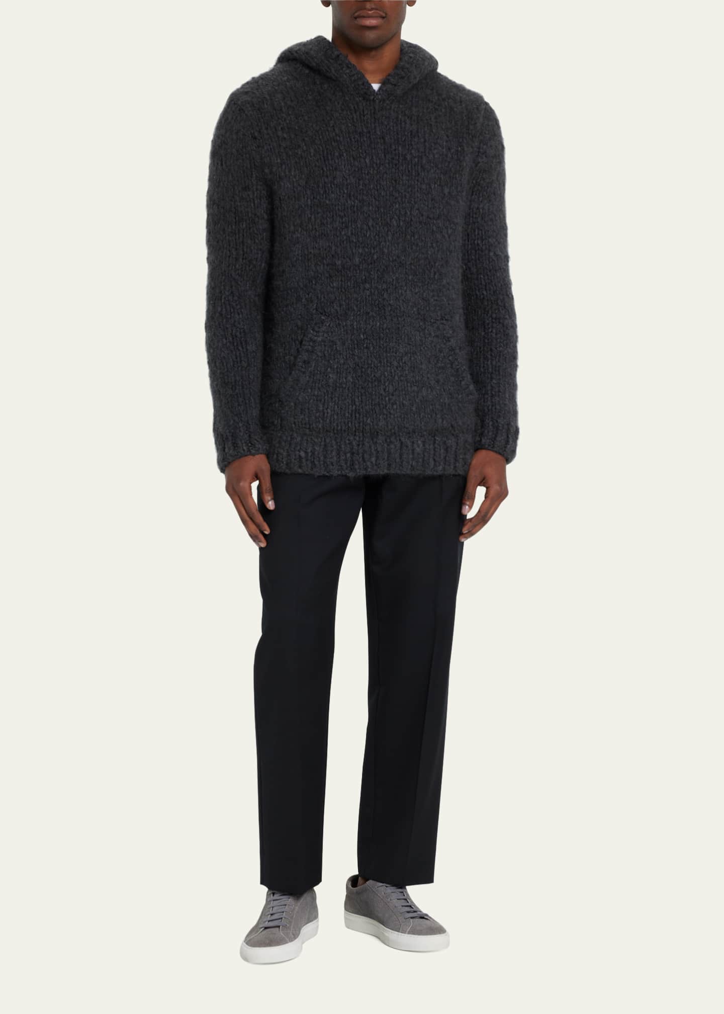 Gabriela Hearst Men's Carlton Cashmere Hoodie Image 2 of 5