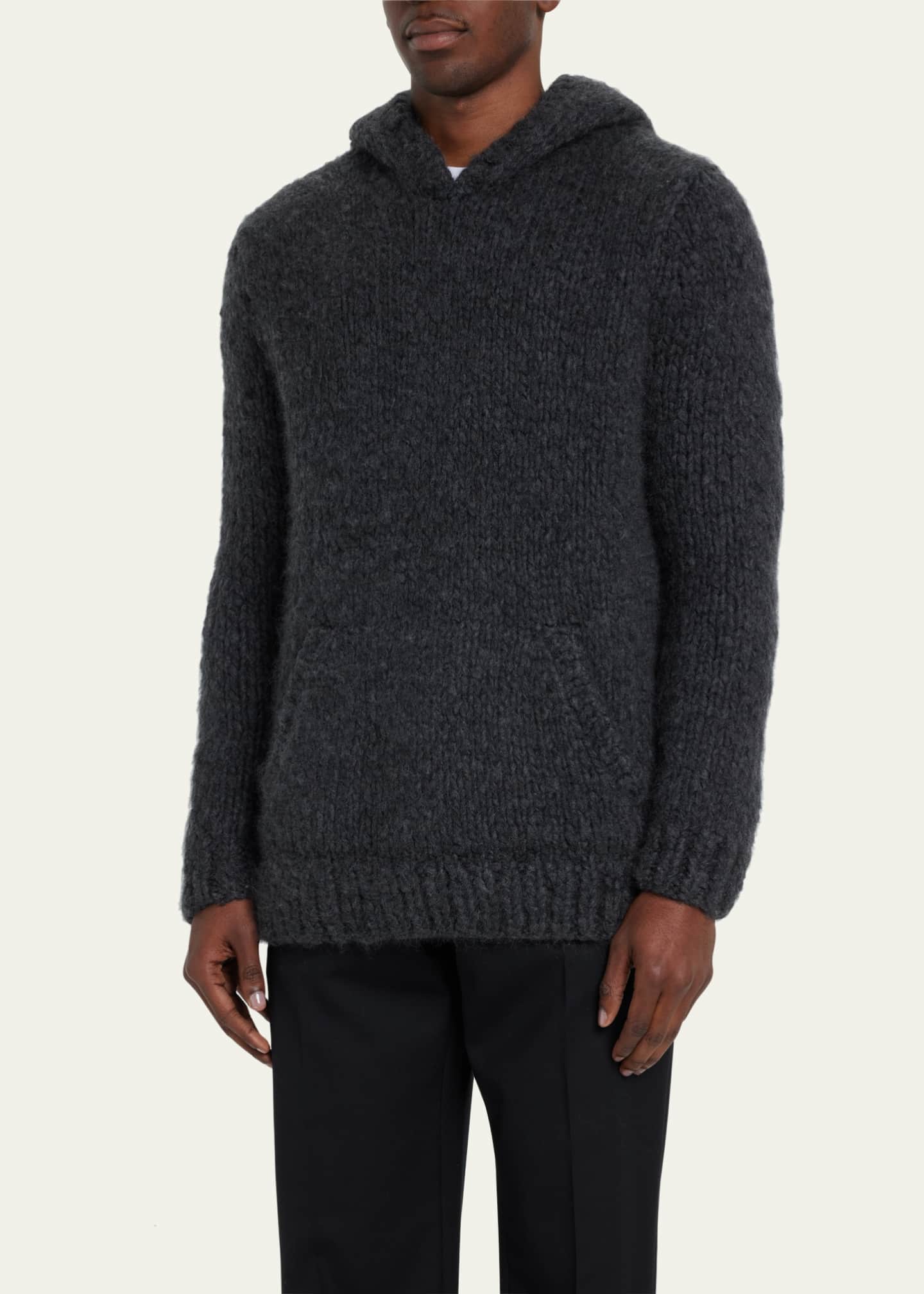 Gabriela Hearst Men's Carlton Cashmere Hoodie Image 4 of 5