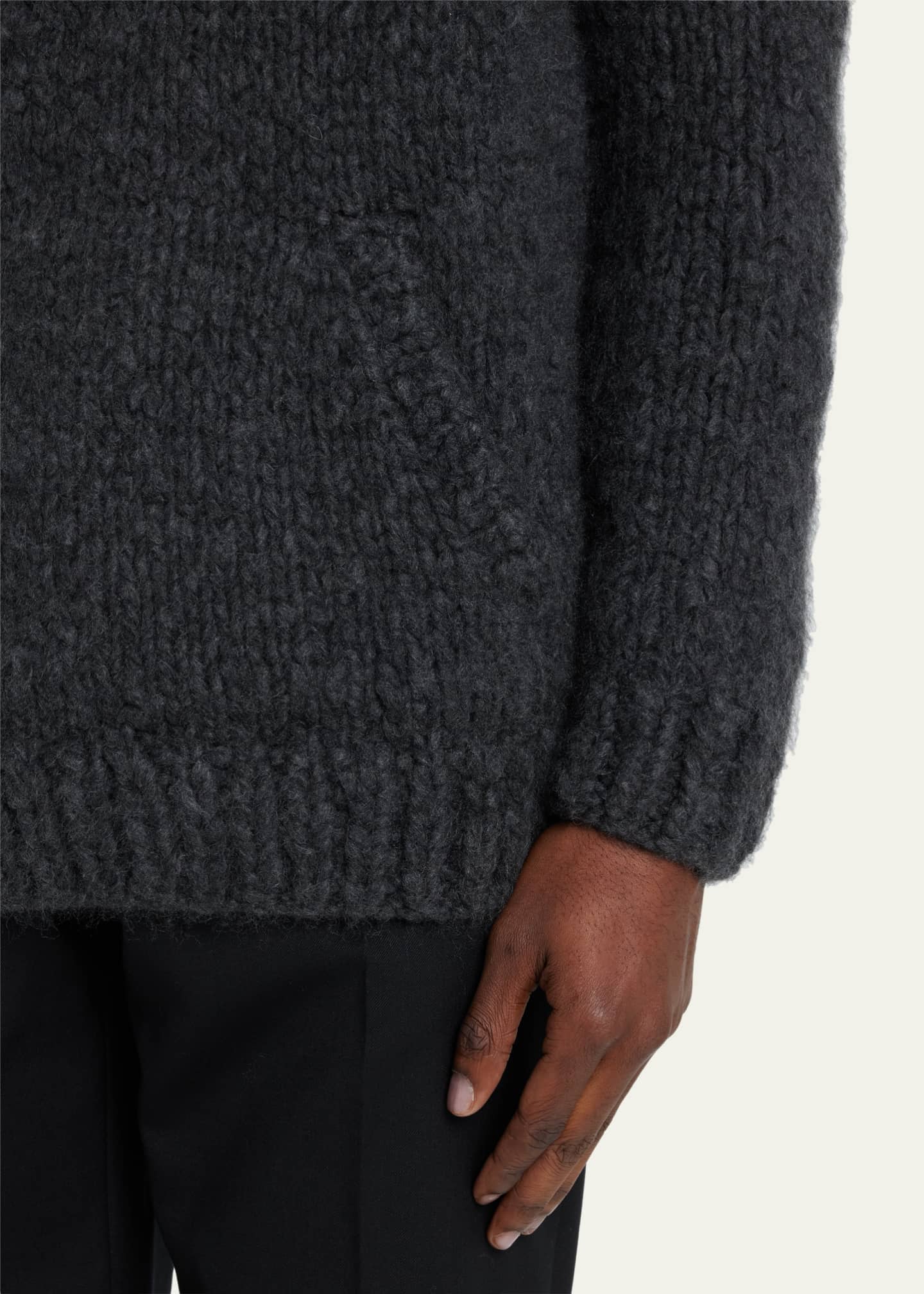 Gabriela Hearst Men's Carlton Cashmere Hoodie Image 5 of 5